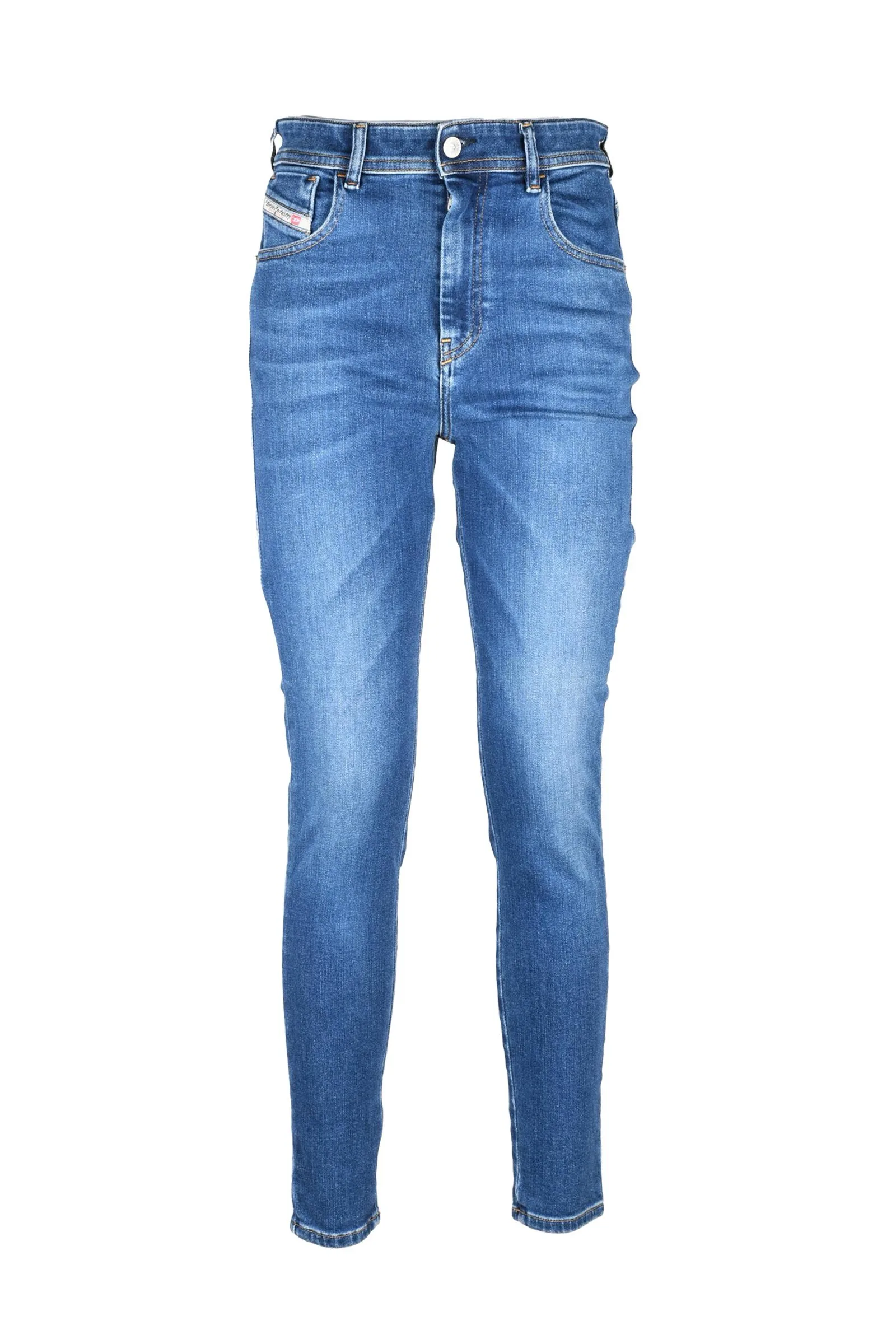 Jeans Super Skinny Vita Alta Blu