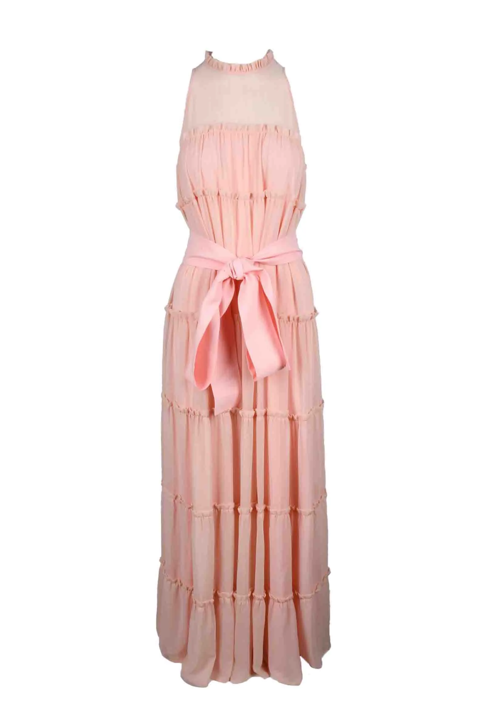 Abito Lungo Voile Rosa