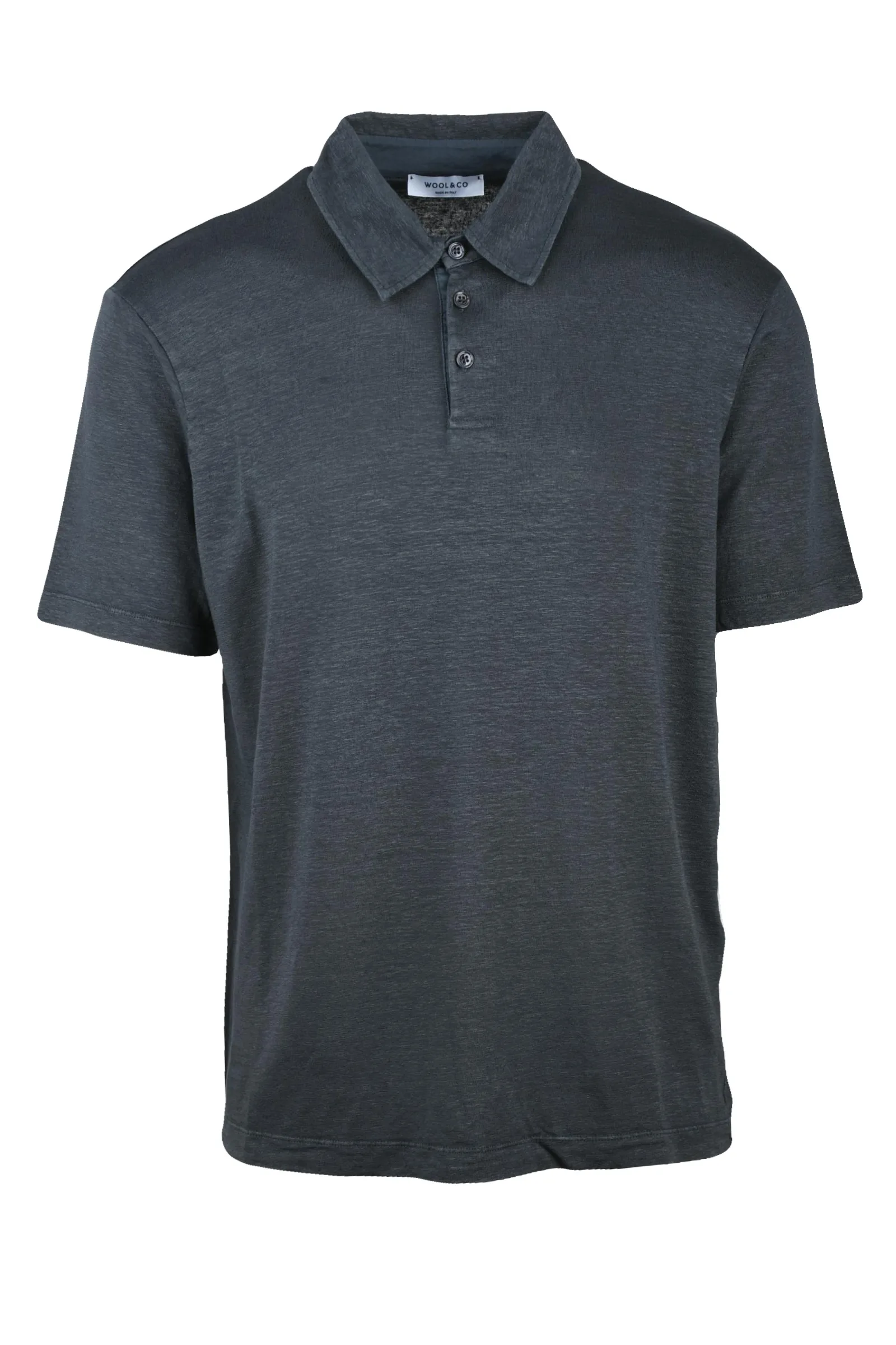 Wool & Co. Polo Garzata Grigio