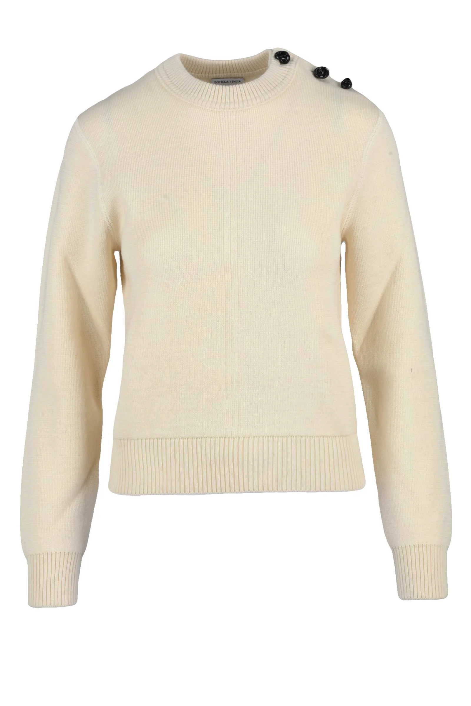 Maglione Girocollo Bianco