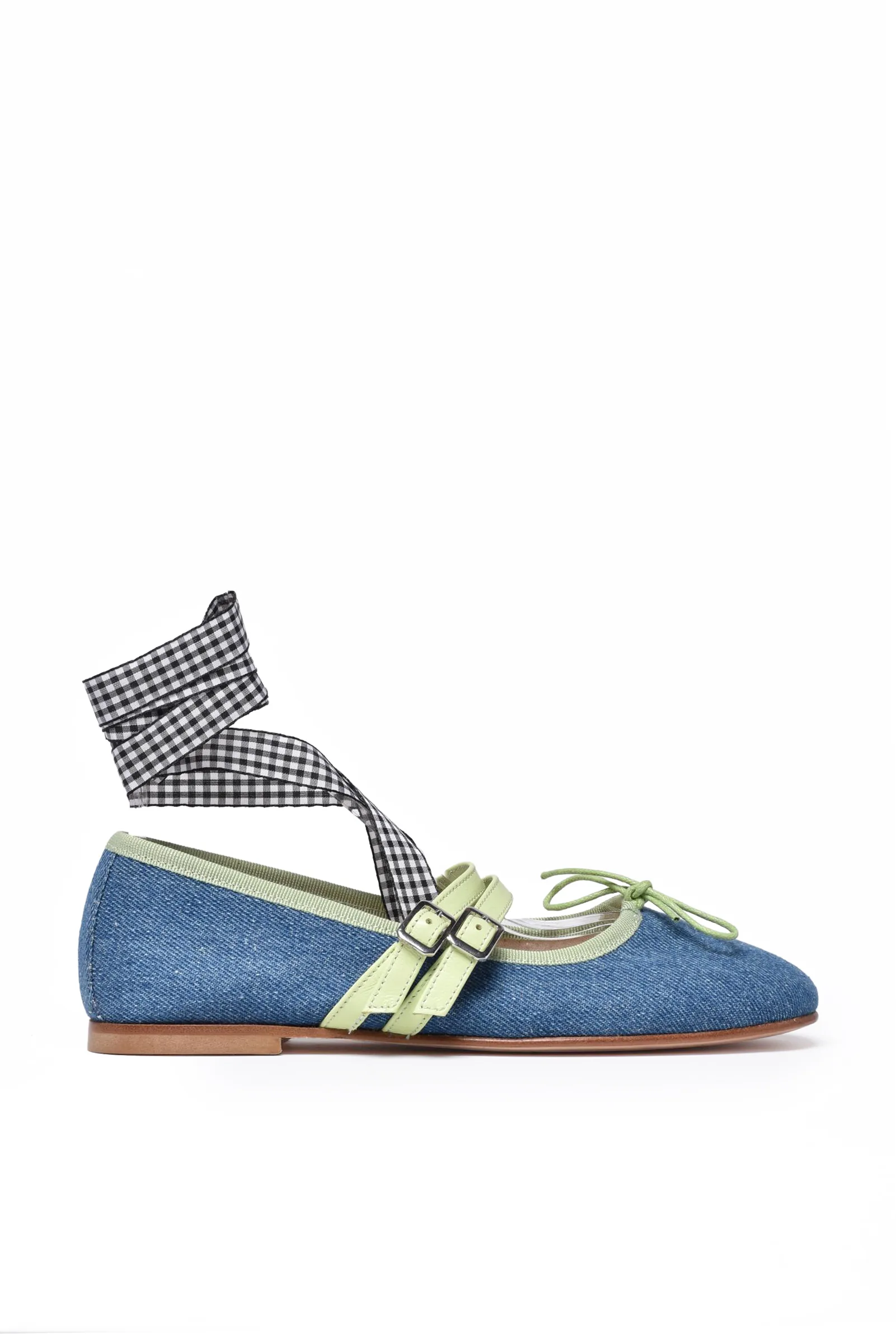 Ballerine Denim Blu