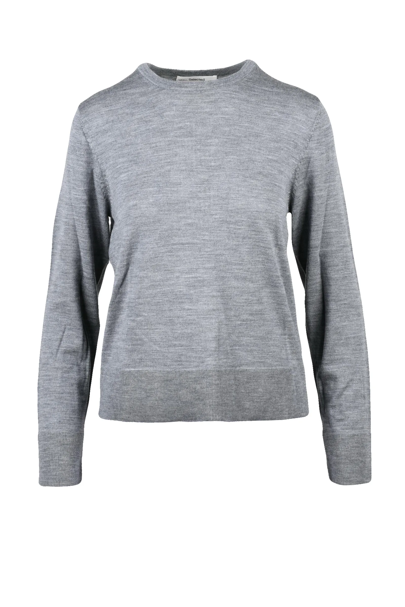 Pullover Girocollo Grigio Donna