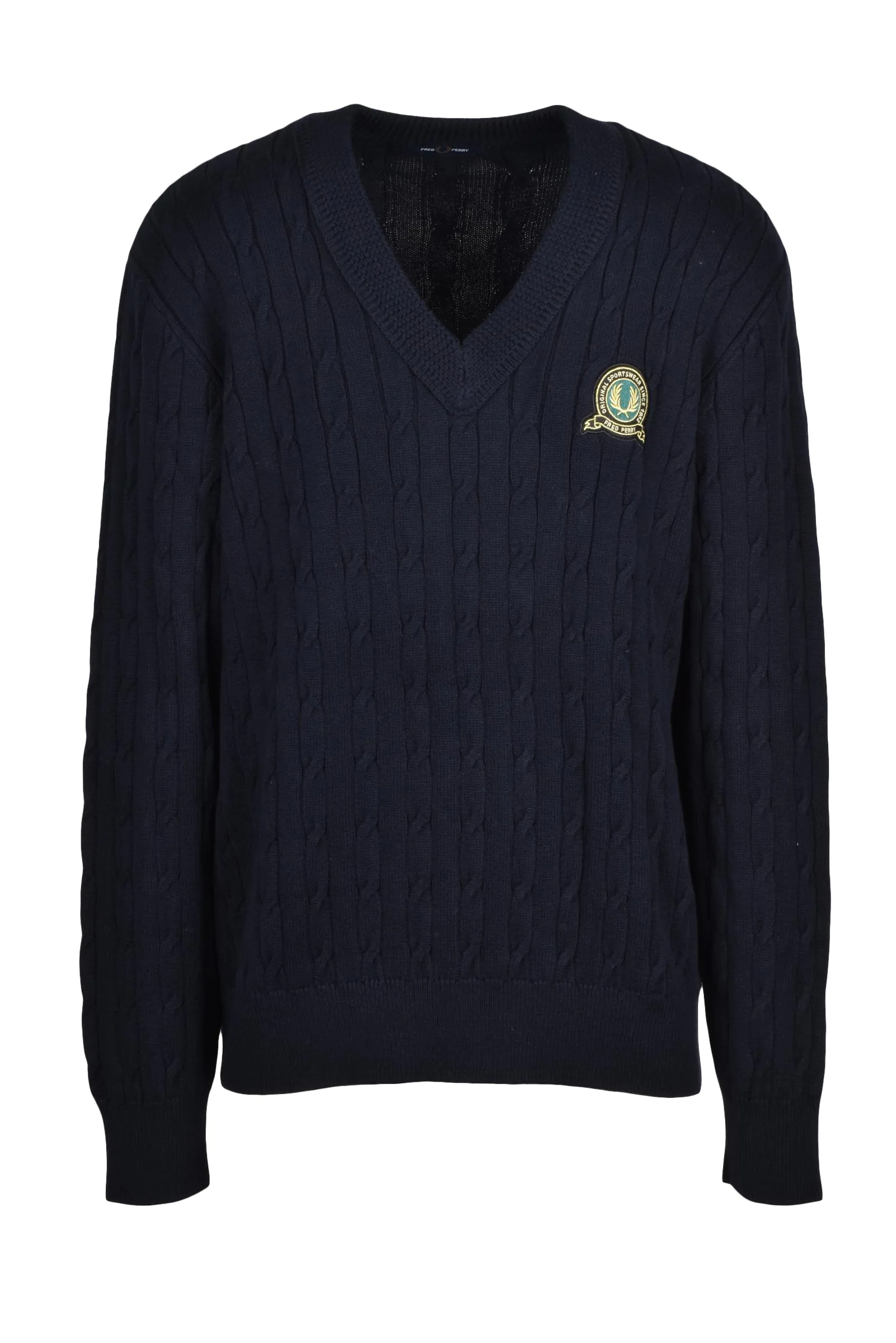 Maglione Scollo a V Multicolore