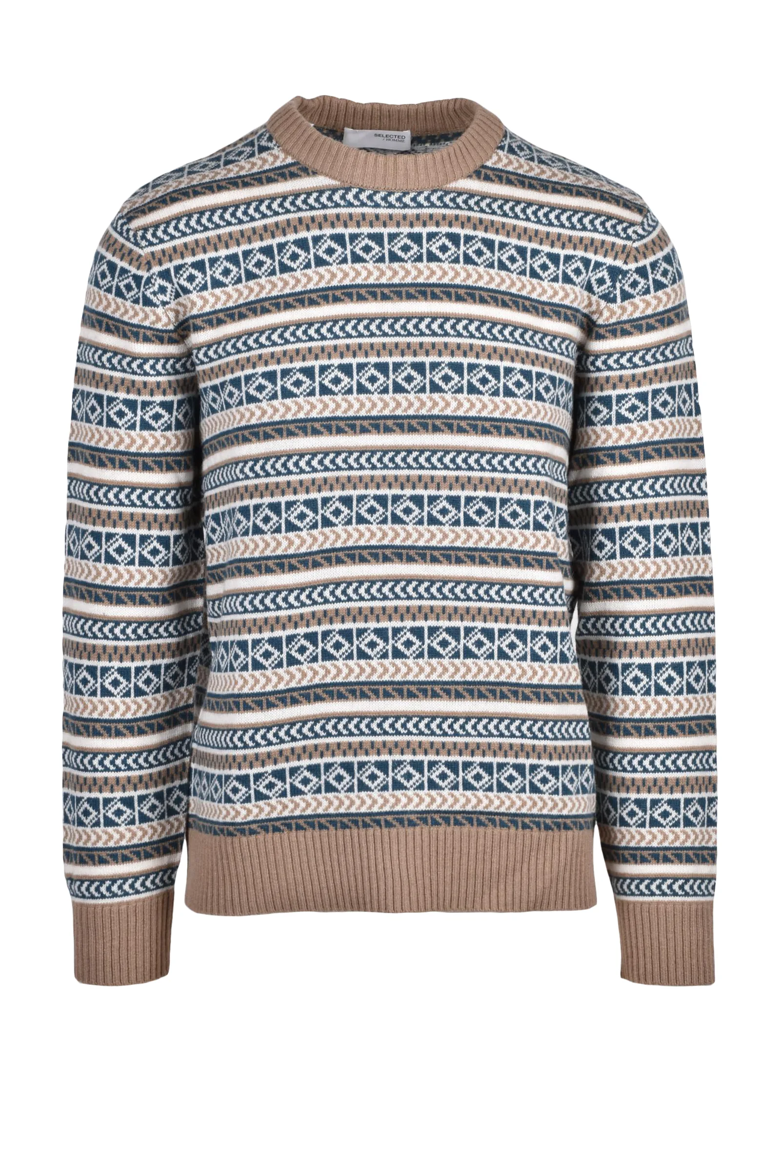 Maglione Girocollo Beige