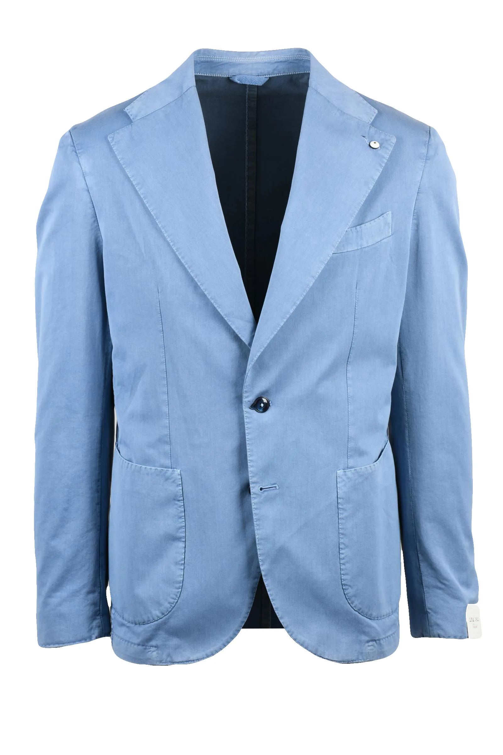 Giacca Stondata Azzurro