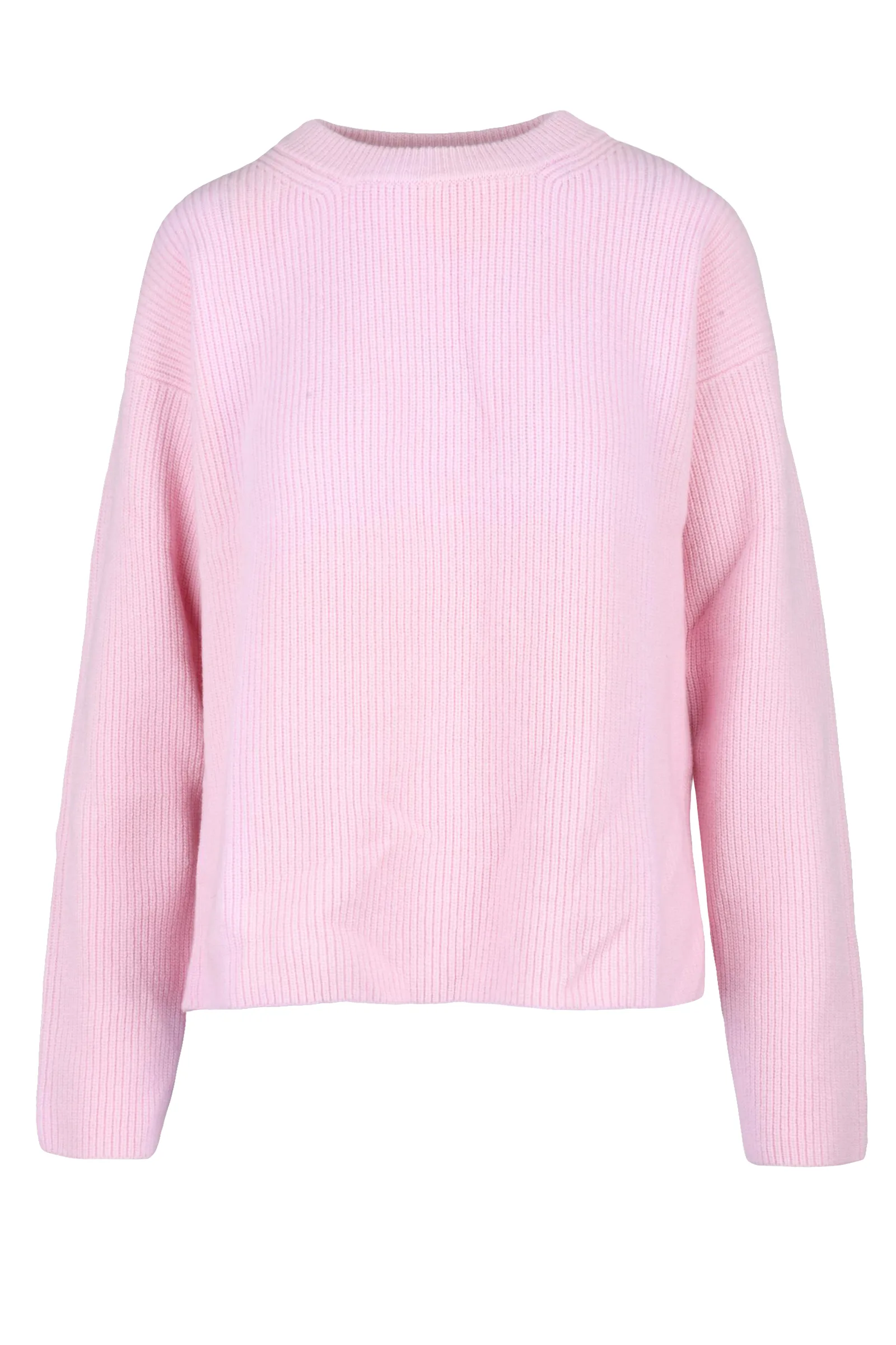 Maglione Cannettato Rosa