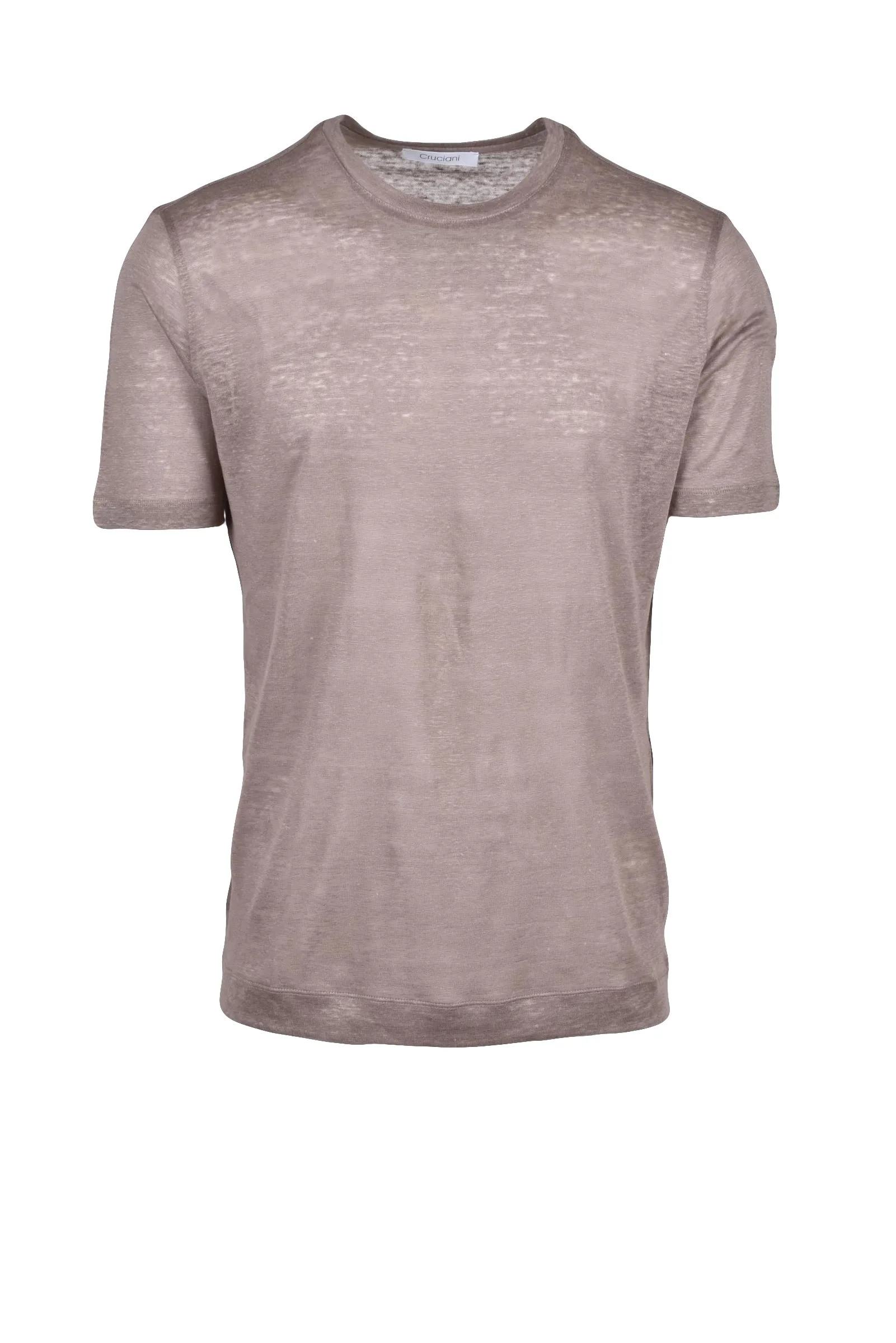 Tshirt in Lino Beige