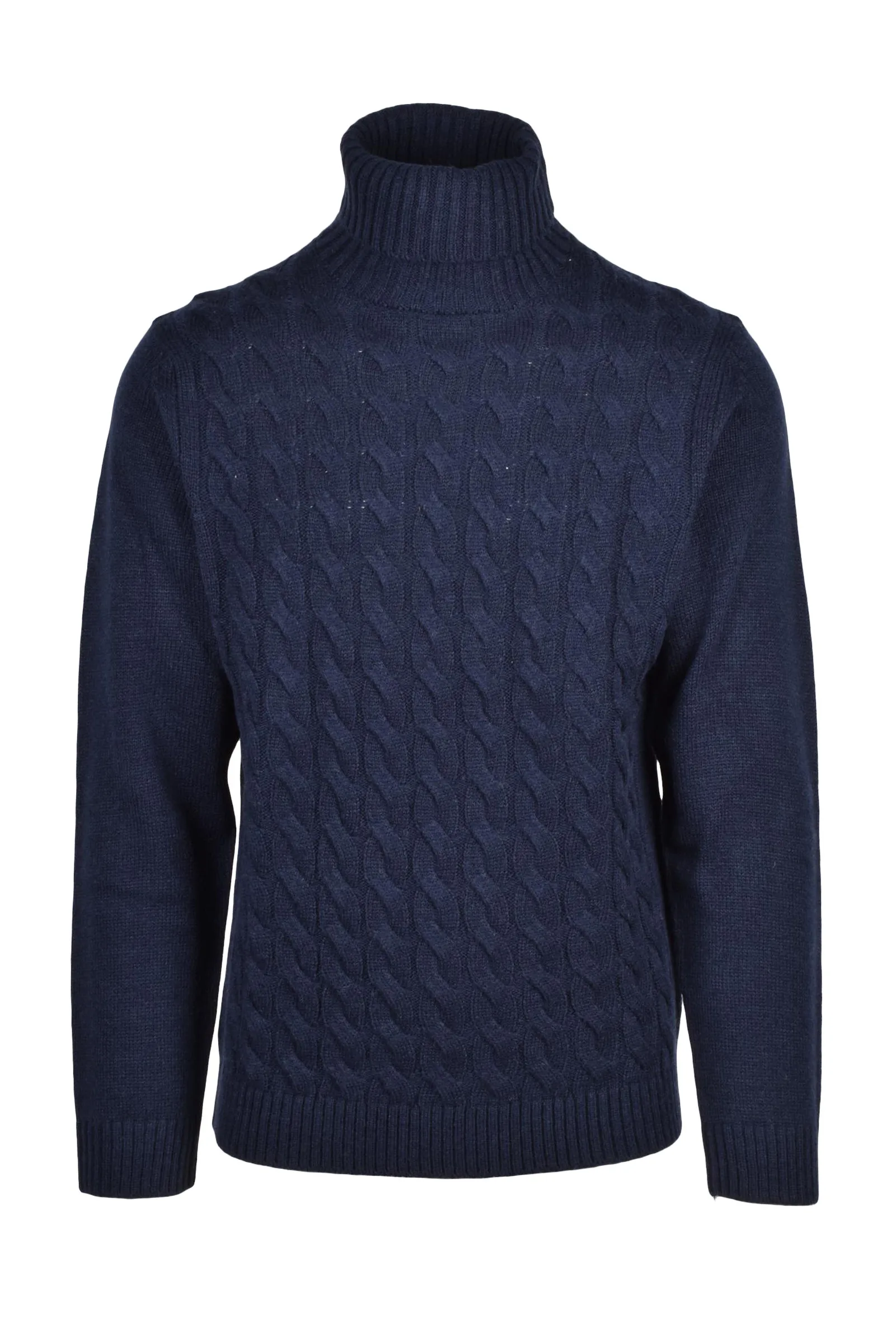Maglione a trecce Blu