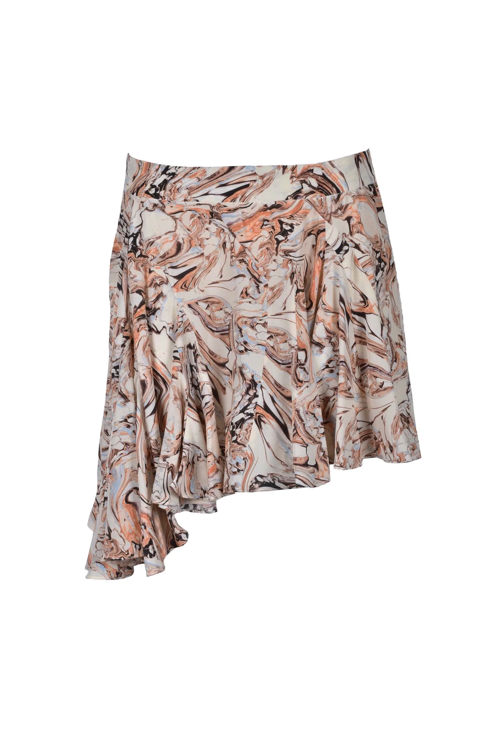 Gonna Mini in Voile Beige