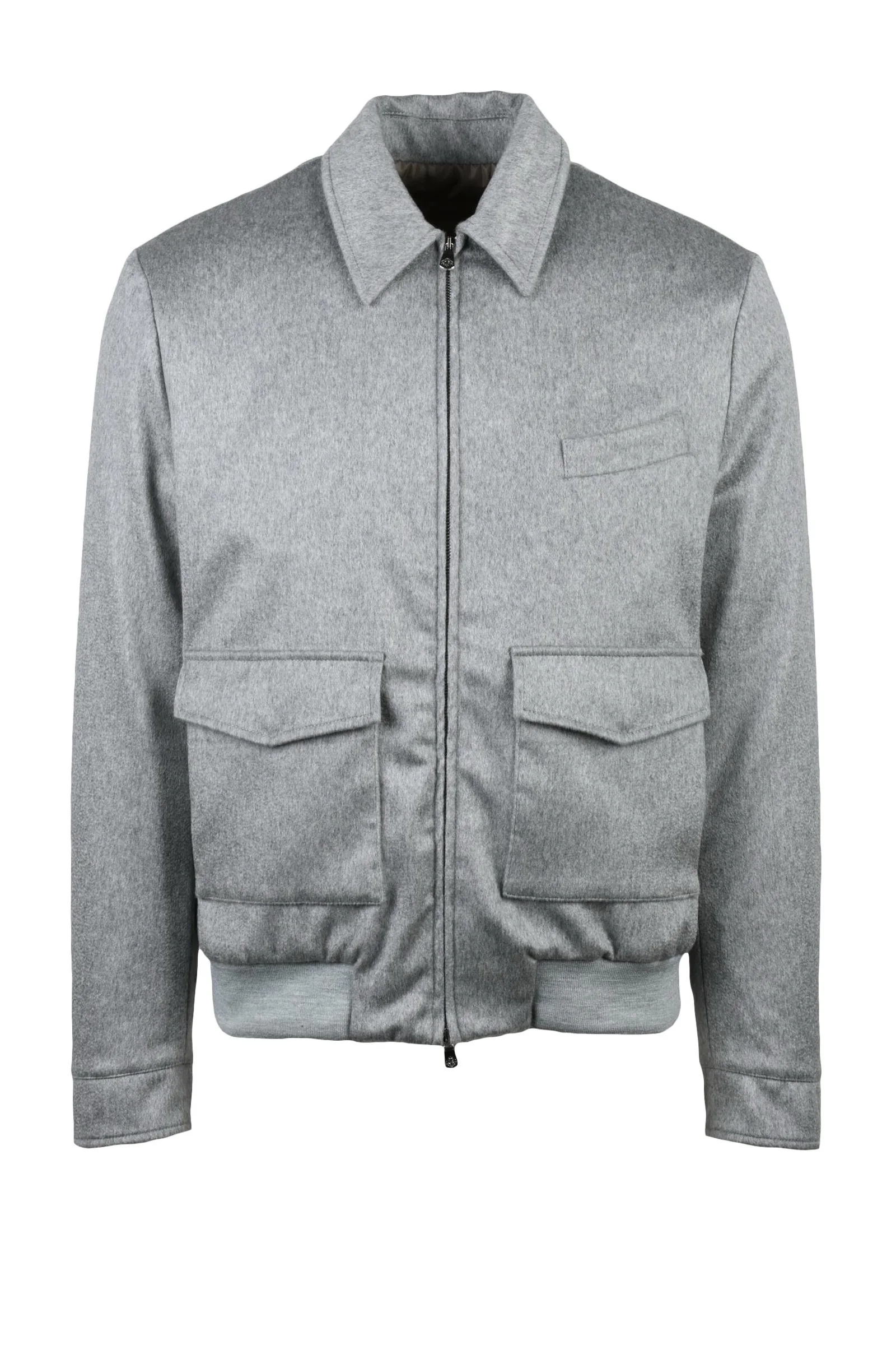 Gray Aviator Coat