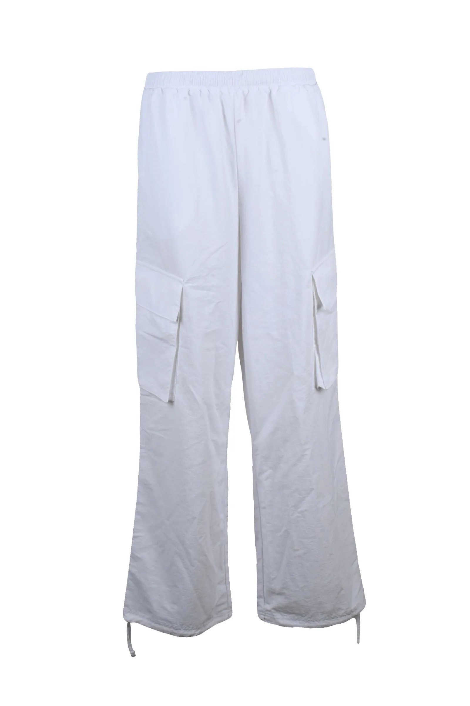 Pantalone in Nylon Bianco