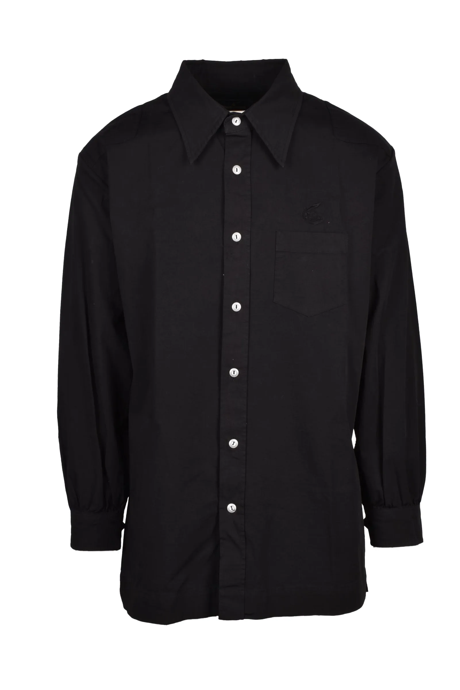 Camicia Lunga Nero