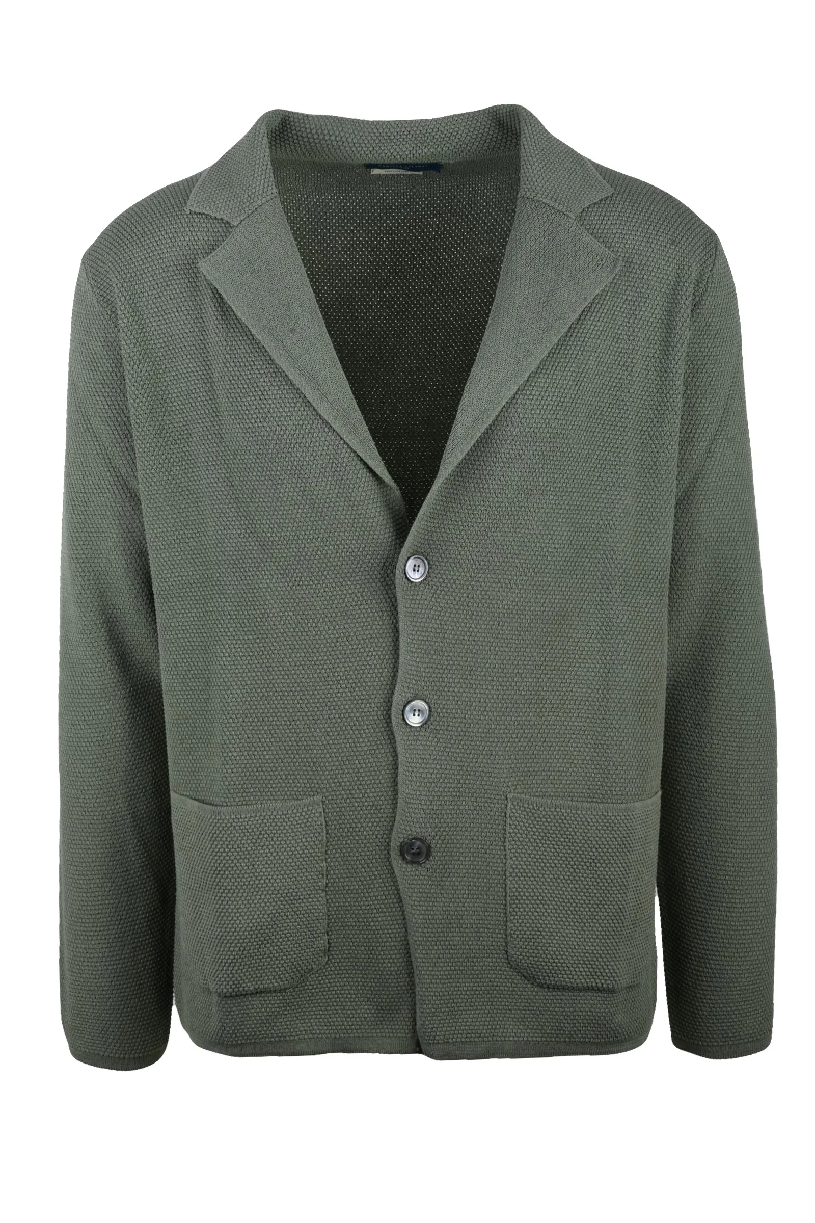 Cardigan Giacca in Maglia Verde