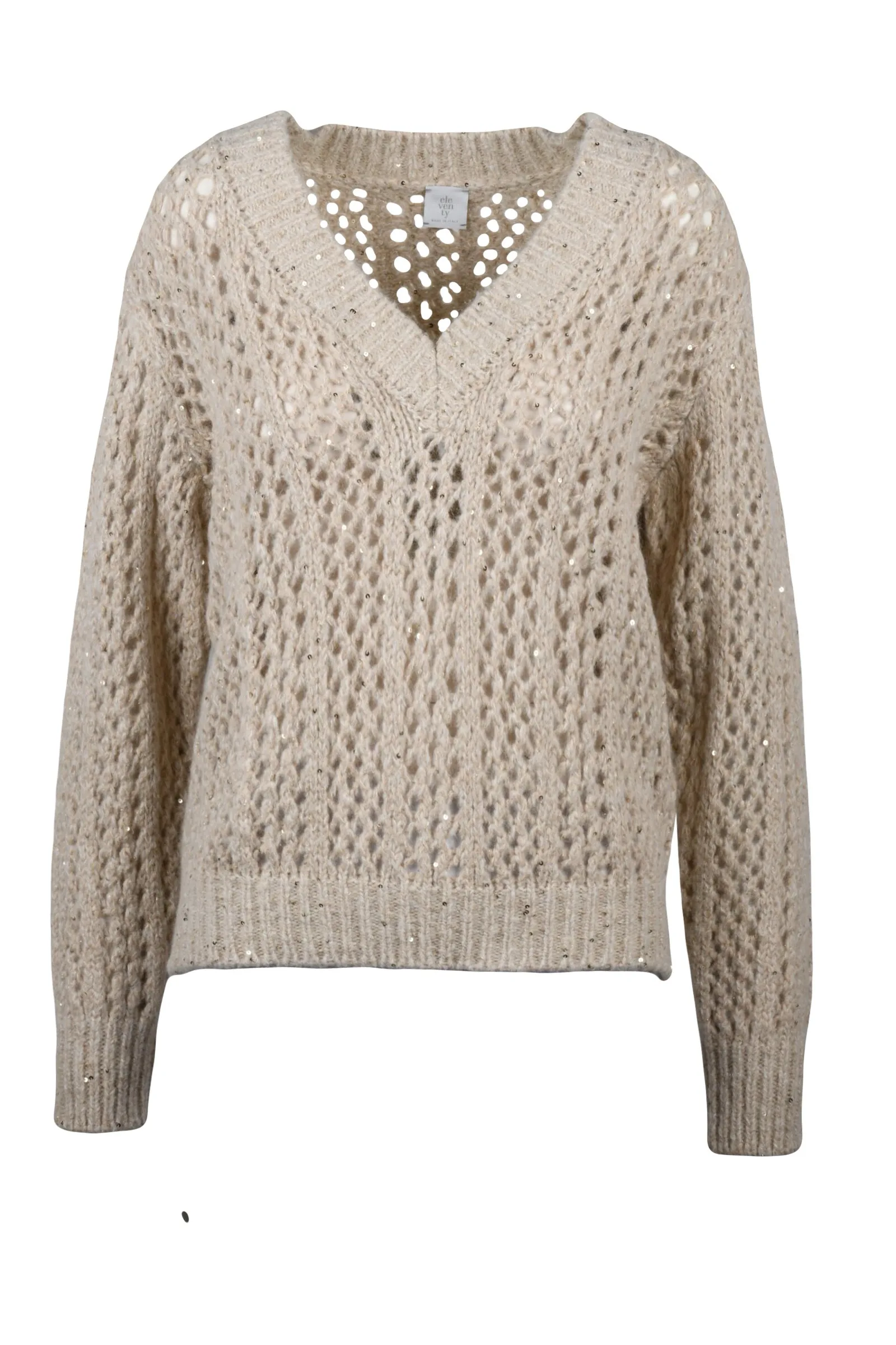 Maglione Traforato Beige