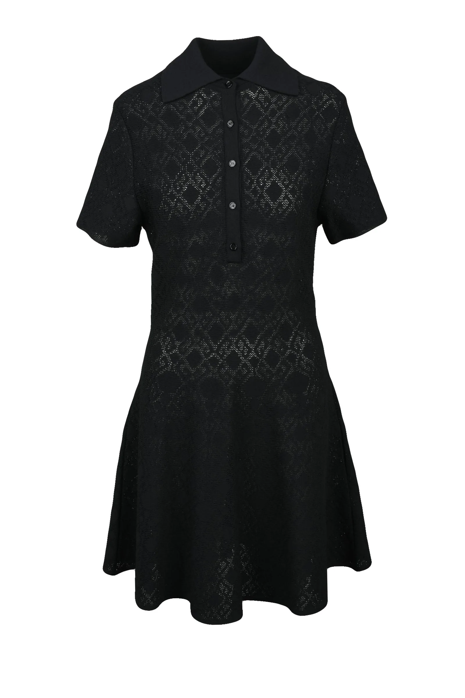 Abito in Tricot Nero
