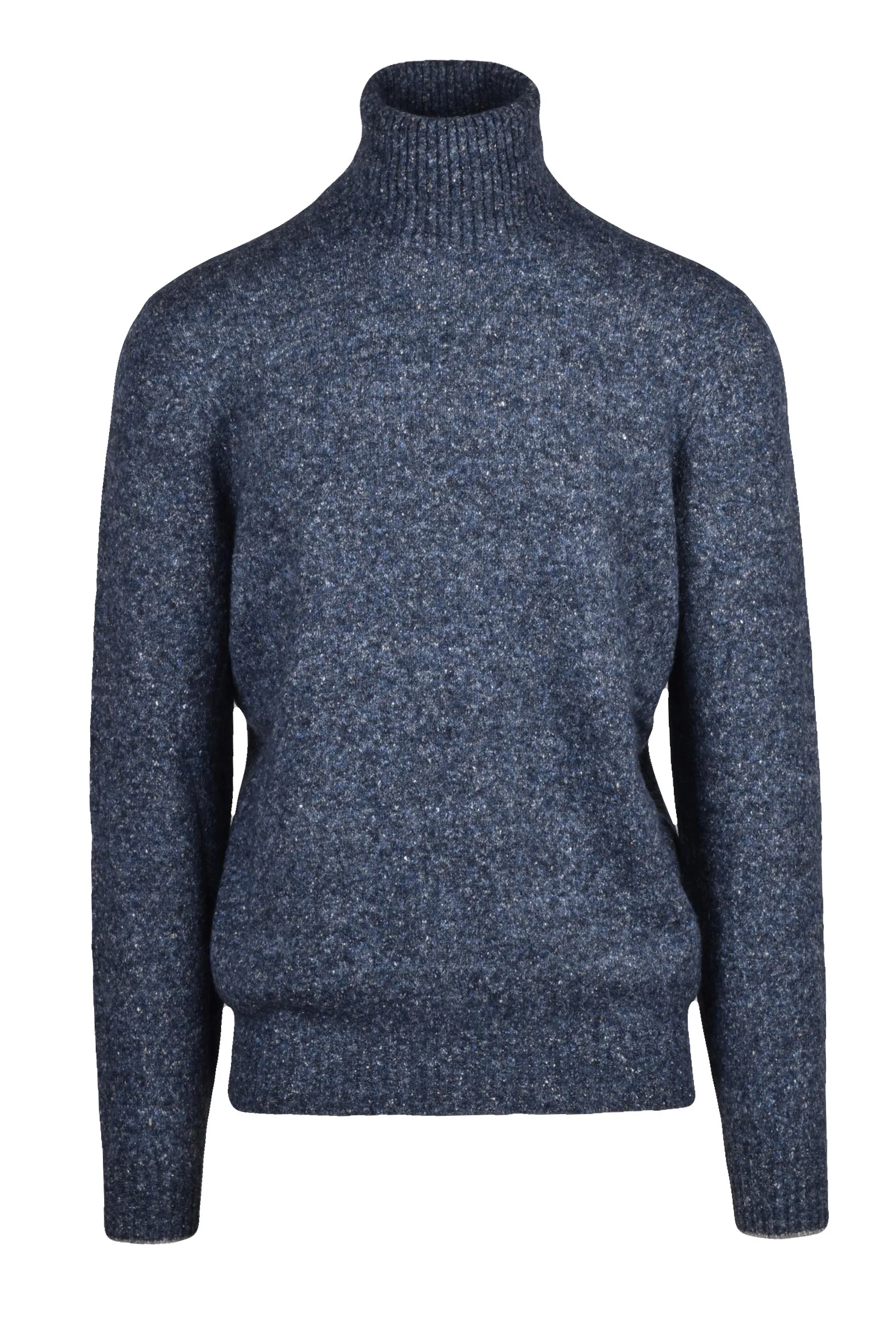 Maglione Collo Alto Blu