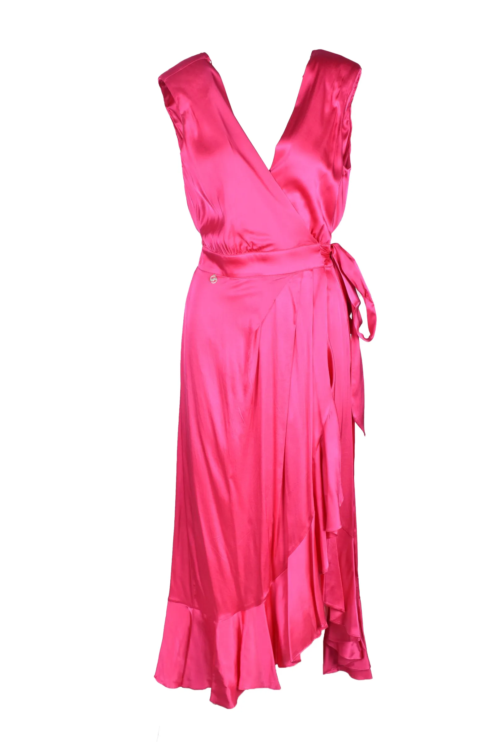 Abito Lungo Portafoglio Rosa