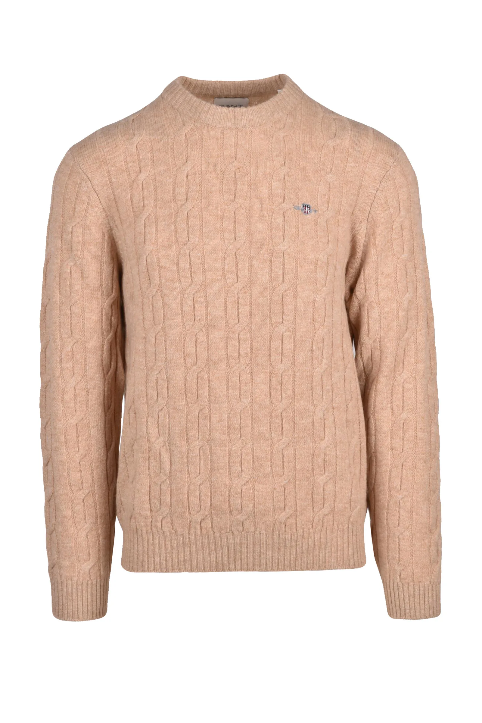 Pullover Girocollo Marrone