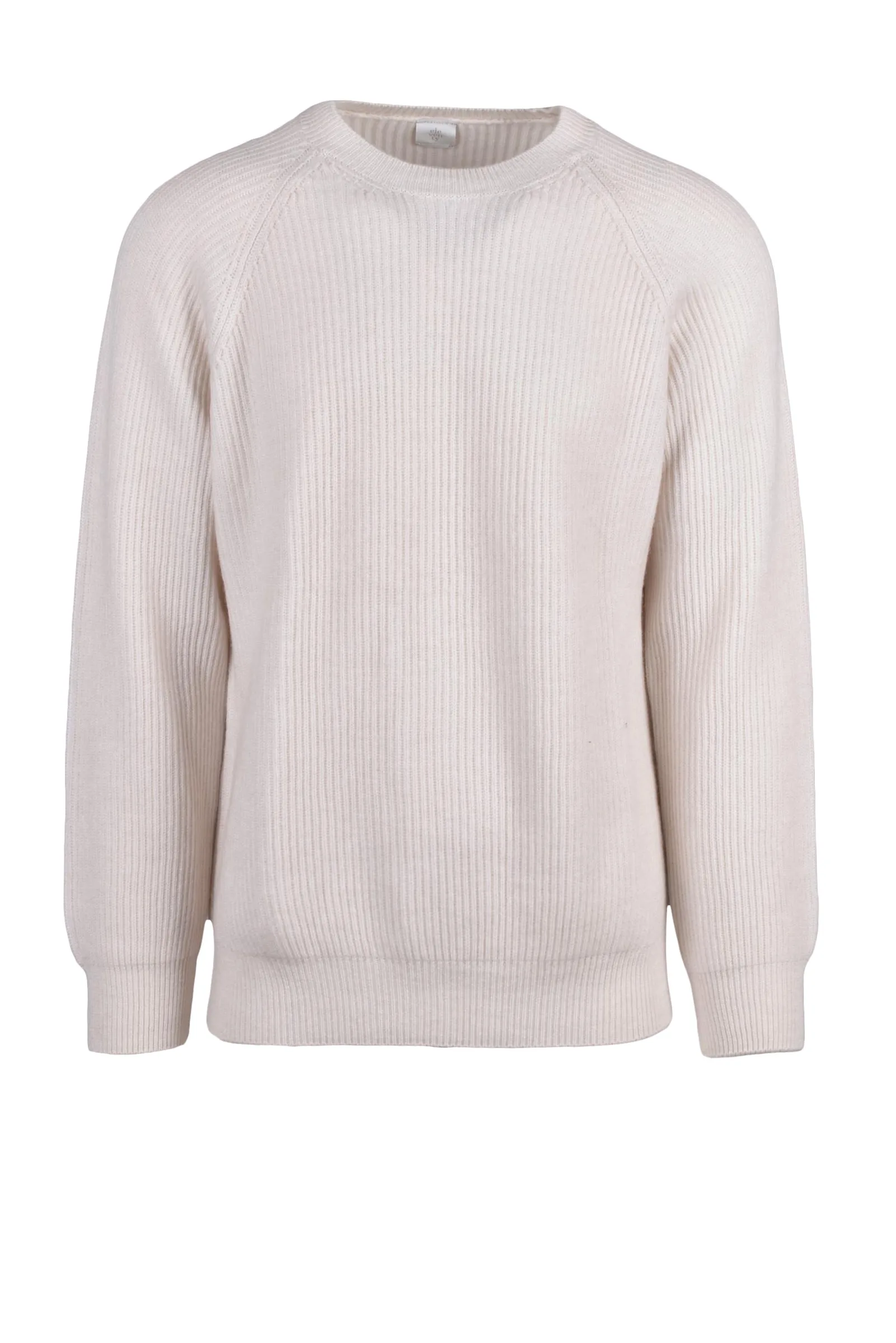 Maglione a Coste Bianco