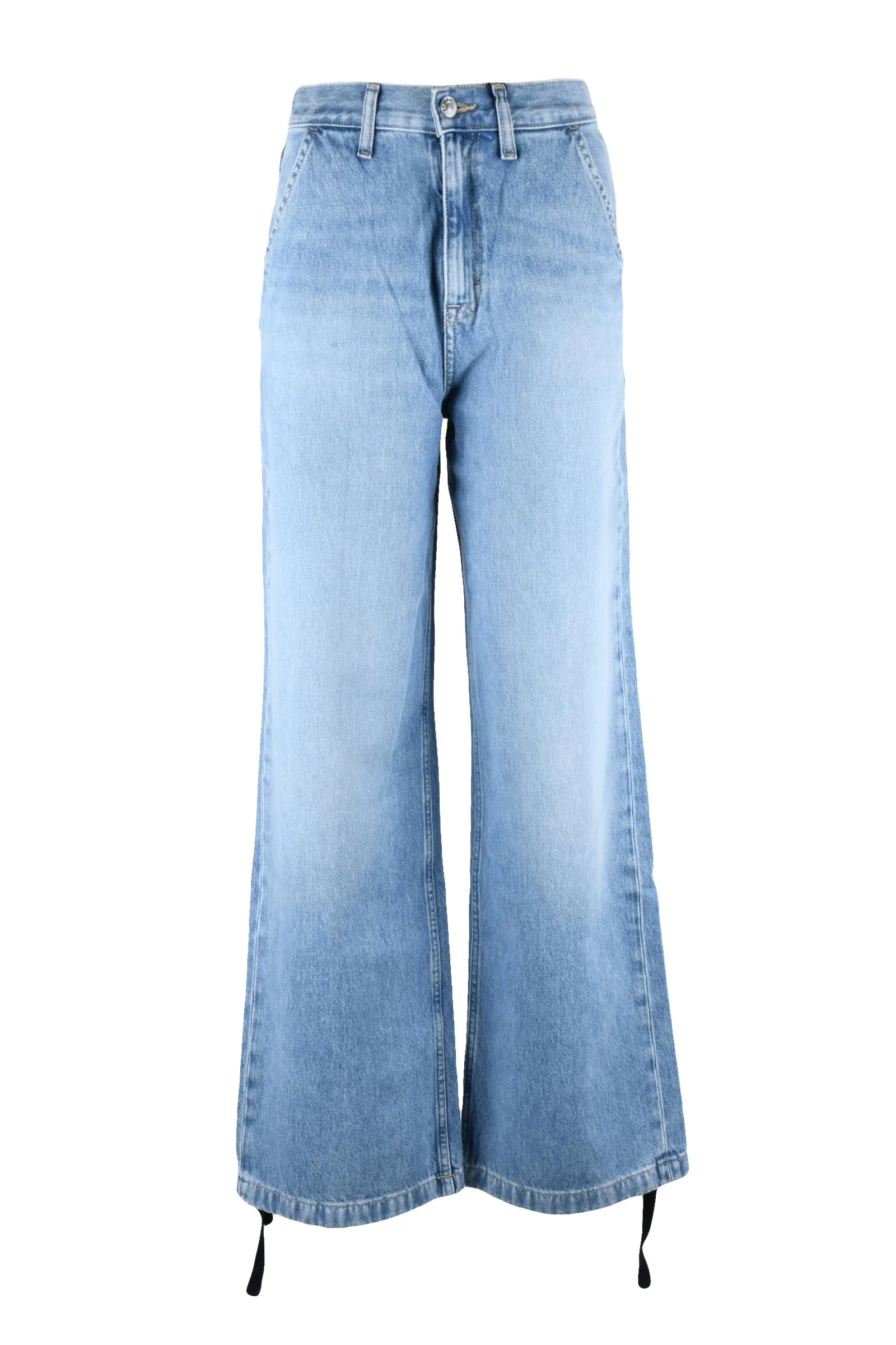 Jeans Claire Larga Azzurro