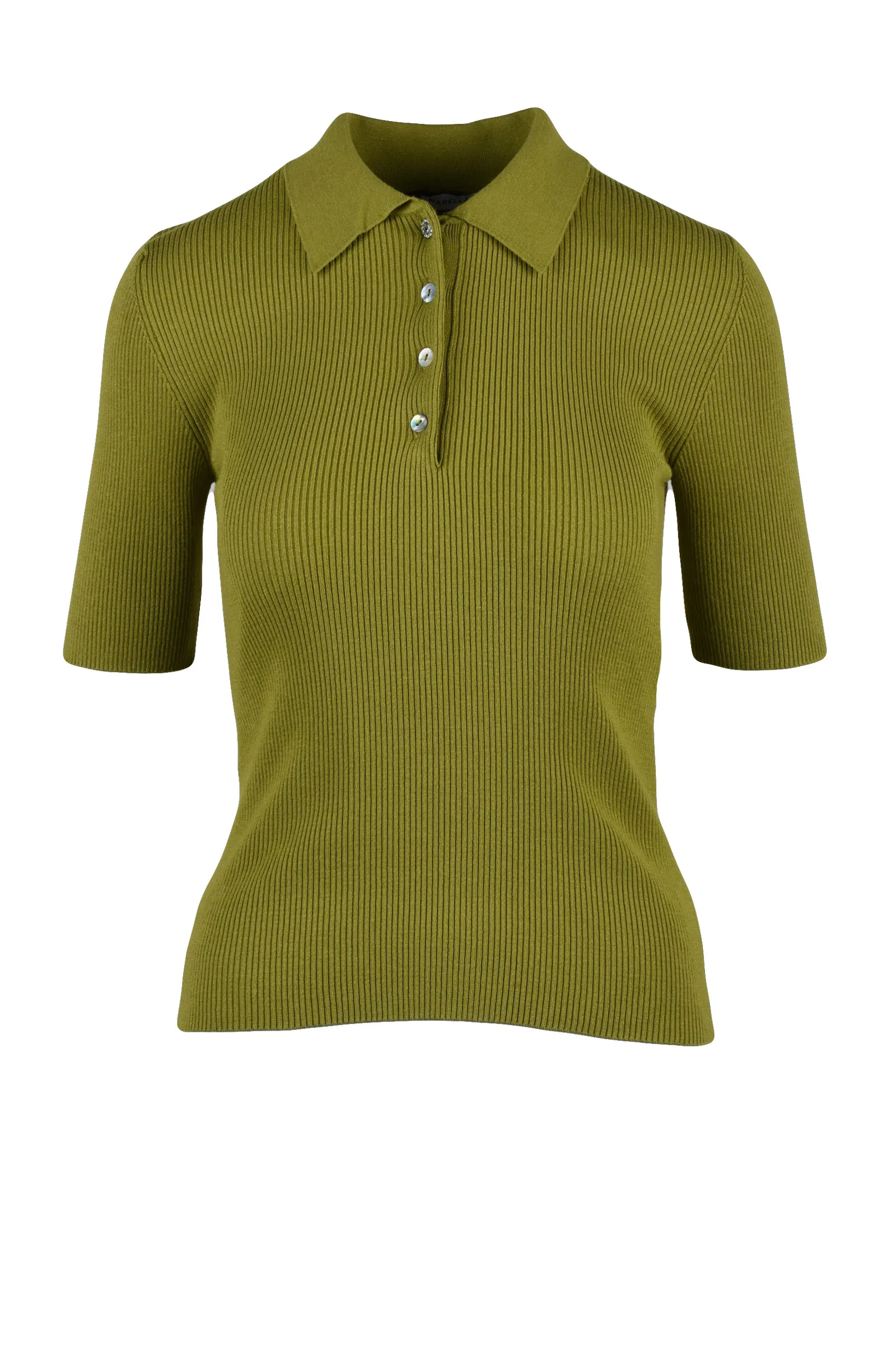 Maglia Cannettata Verde