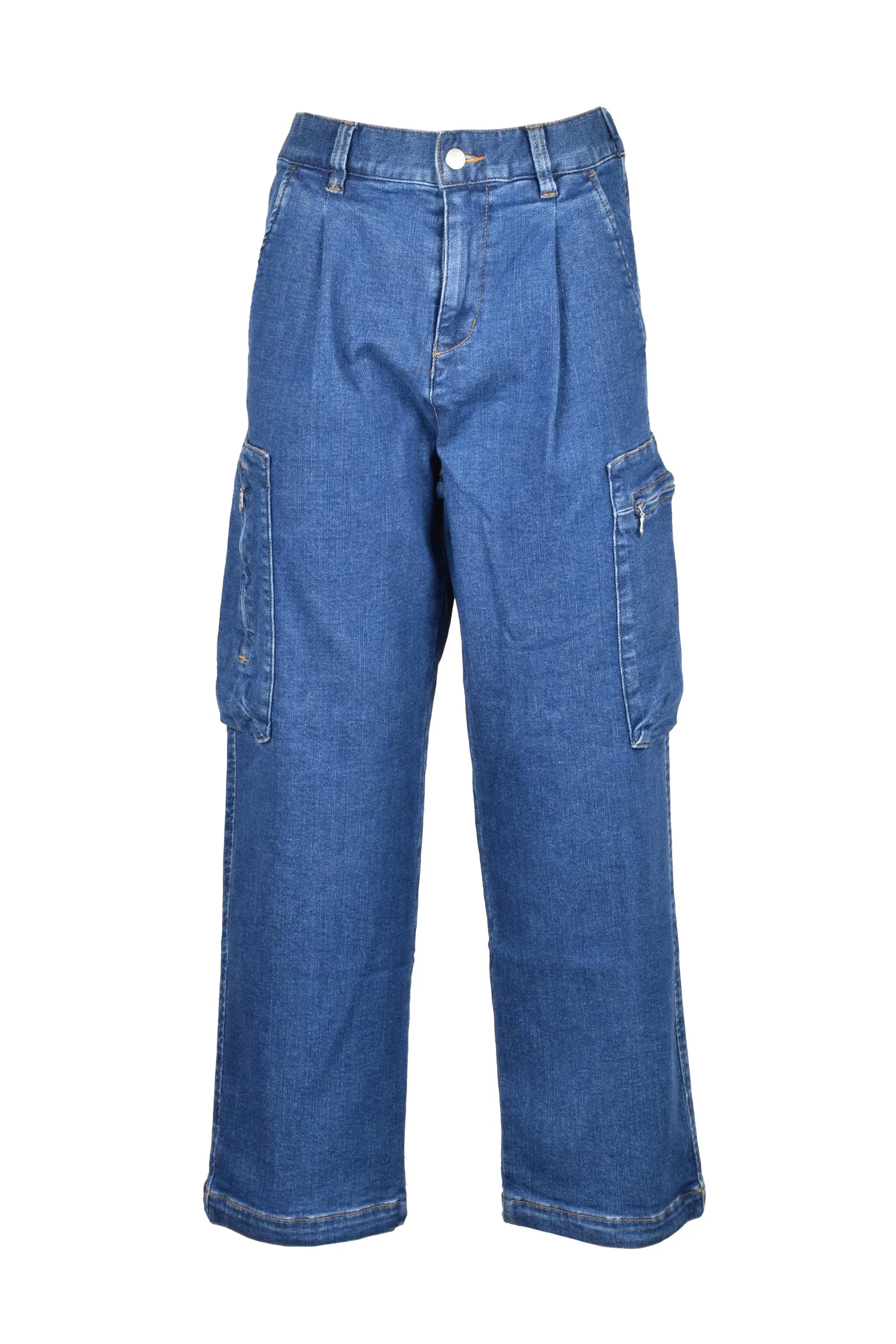Jeans Cargo Blu