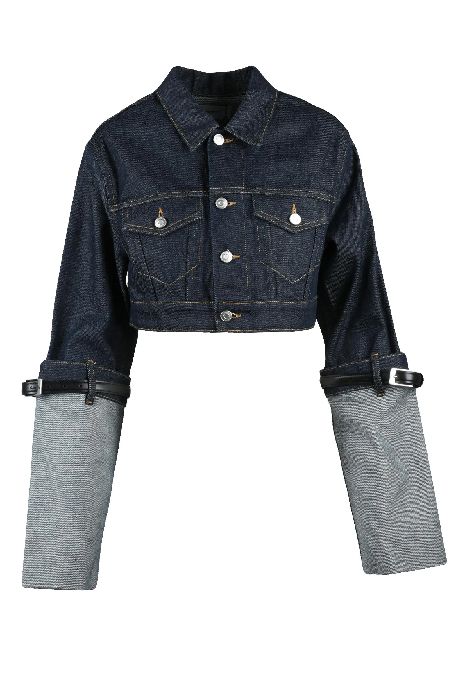 Giubbotto Corto Denim Blu