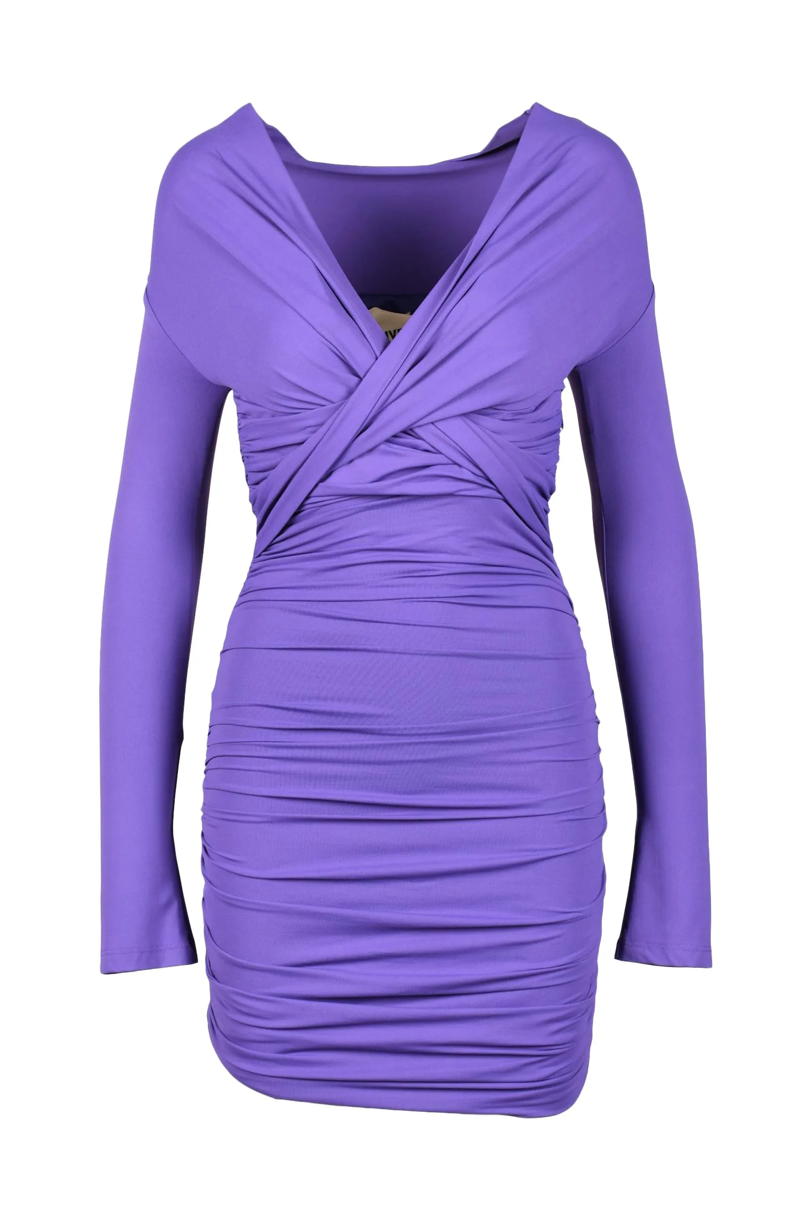 Abito Corto Jersey Viola
