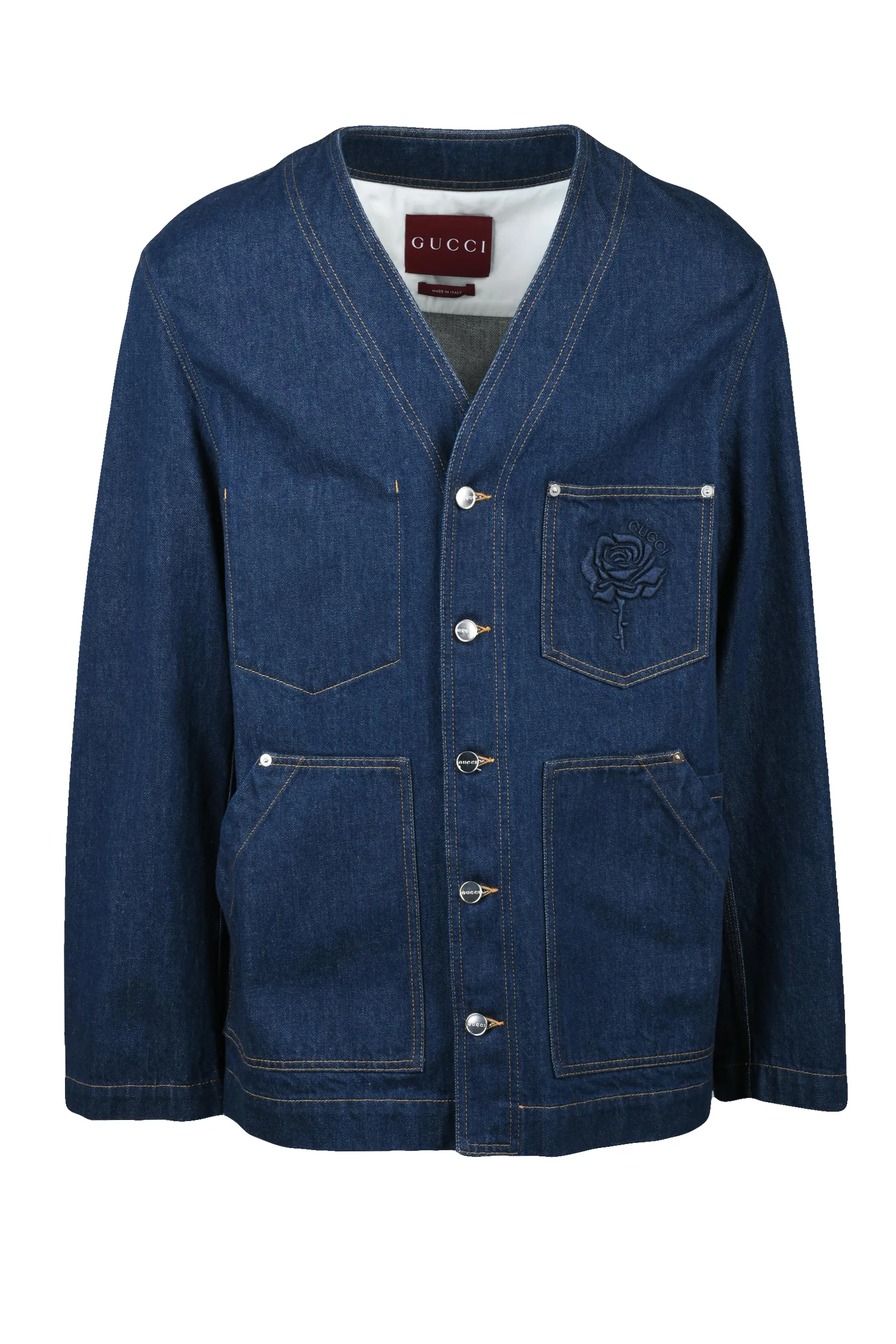 Giubbotto Denim Blu