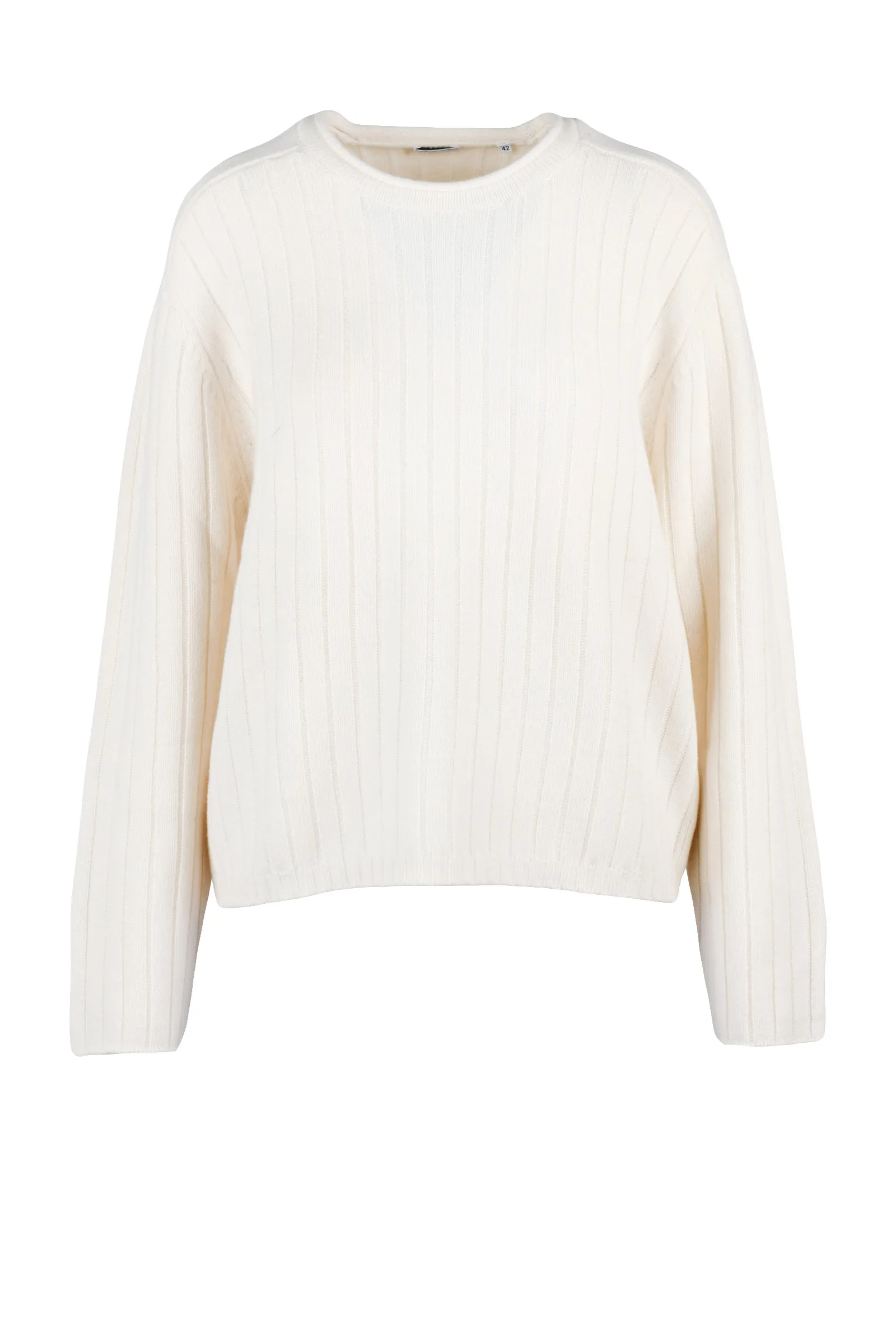Pullover Girocollo Bianco