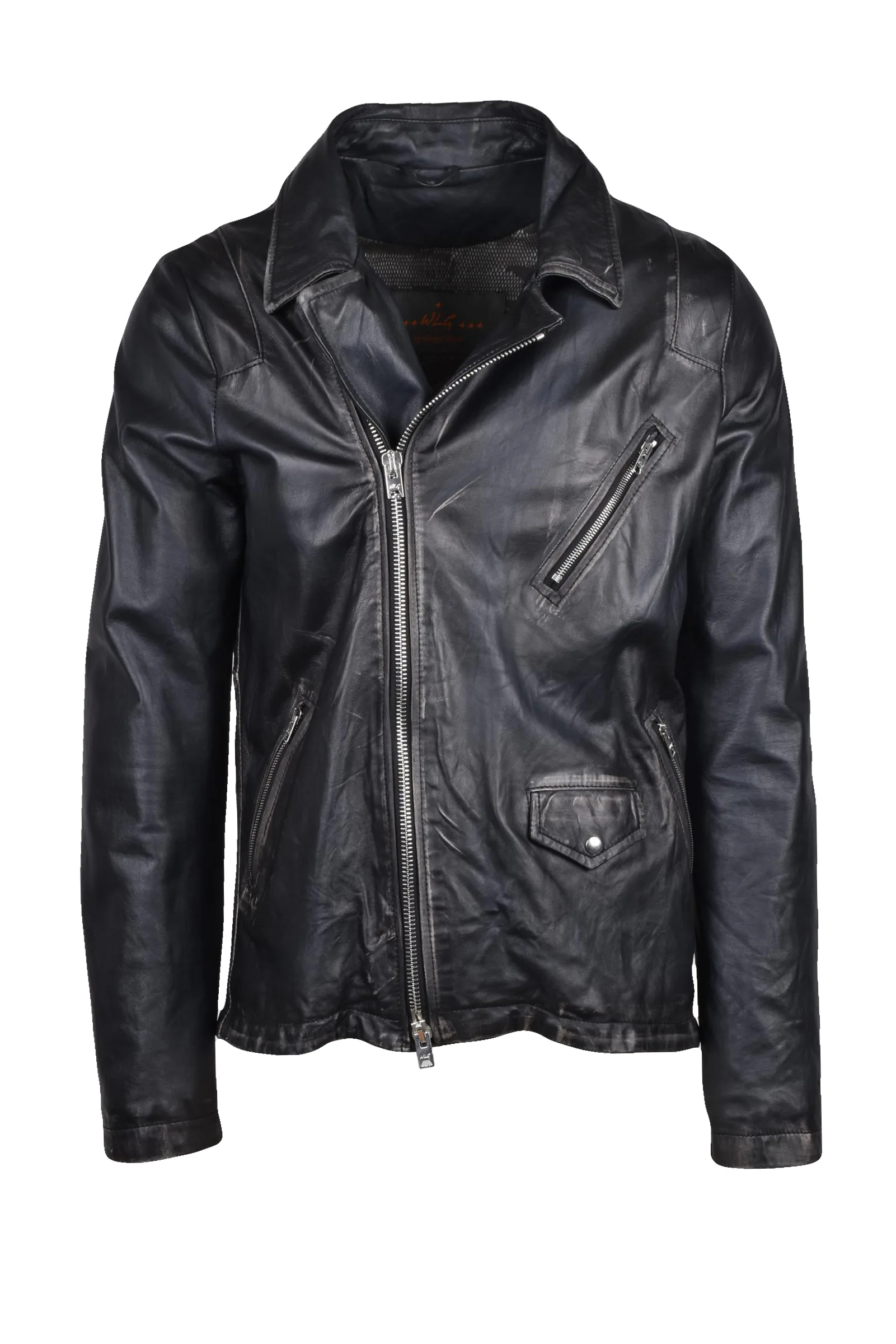 Chiodo in Pelle Nero