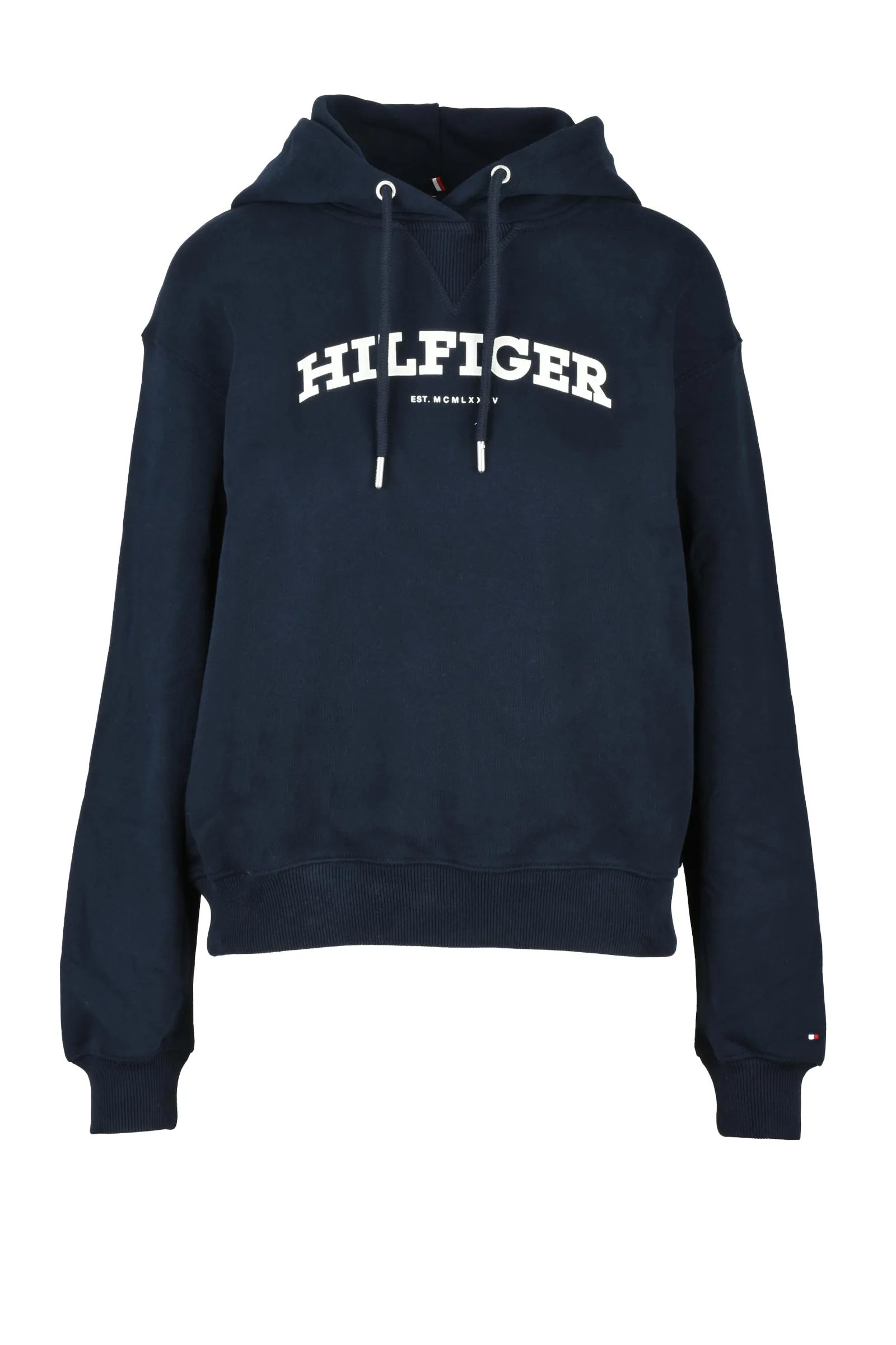 Felpa con Cappuccio Blu