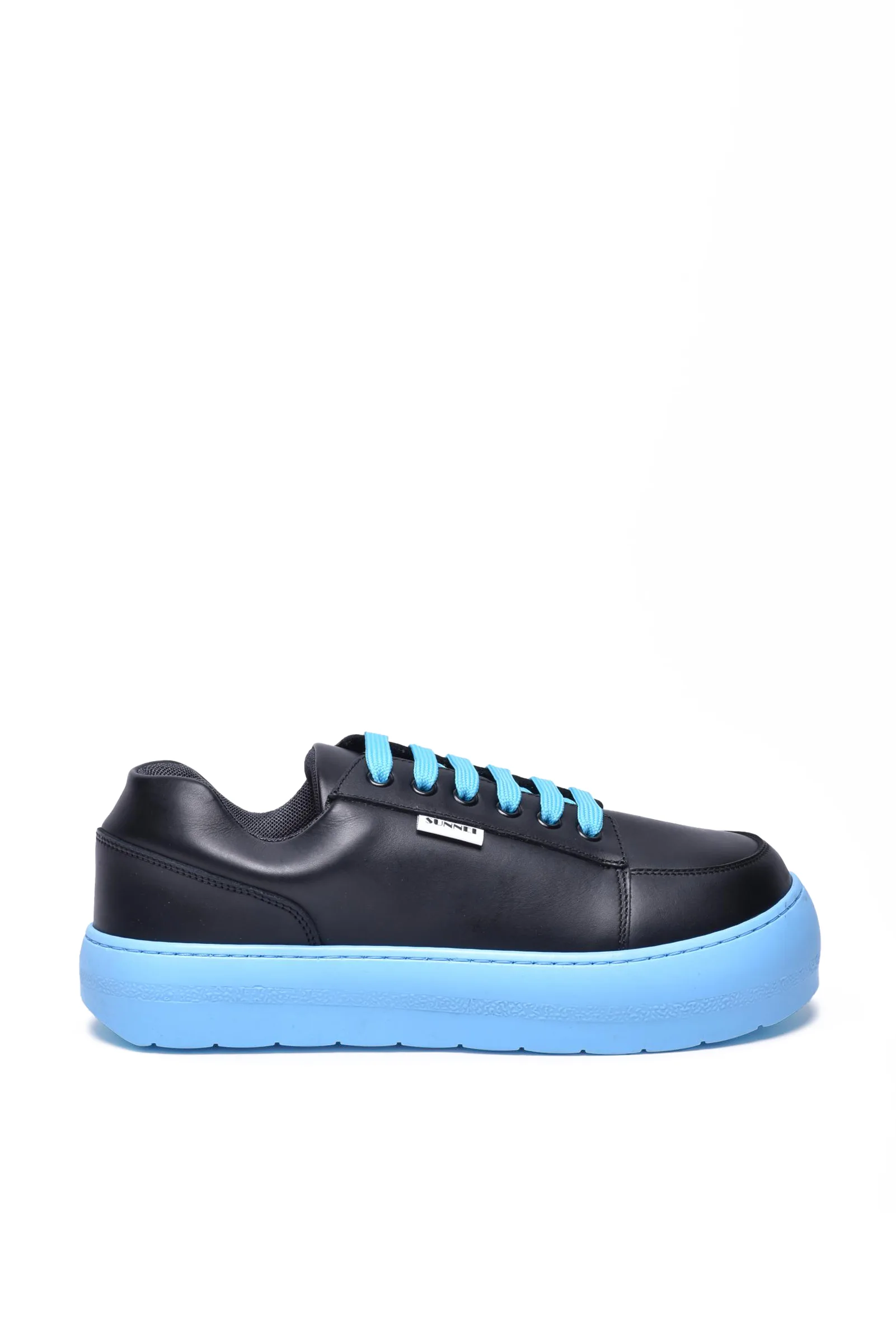 Sneakers in Pelle Nero