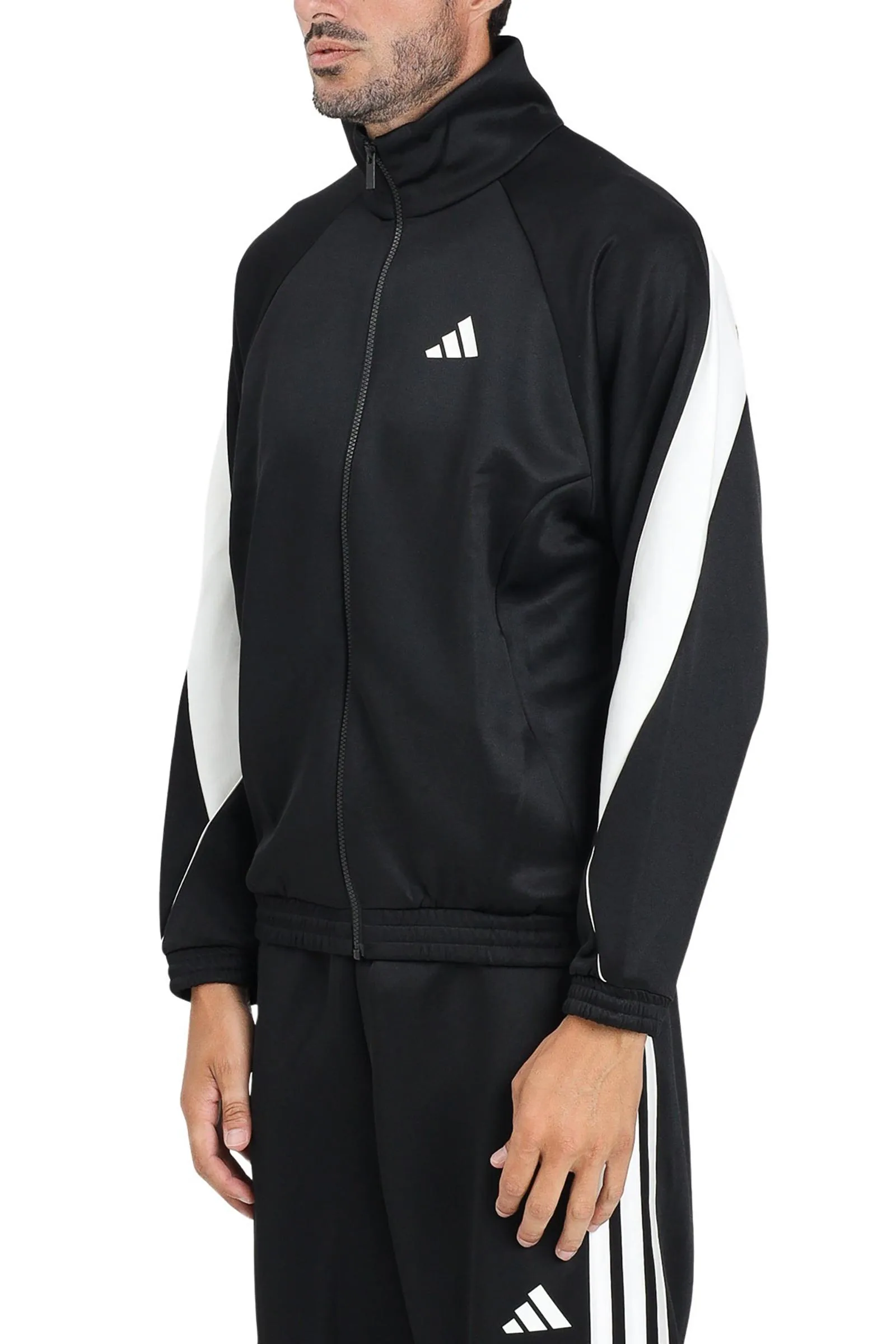 Felpa con Zip Nero