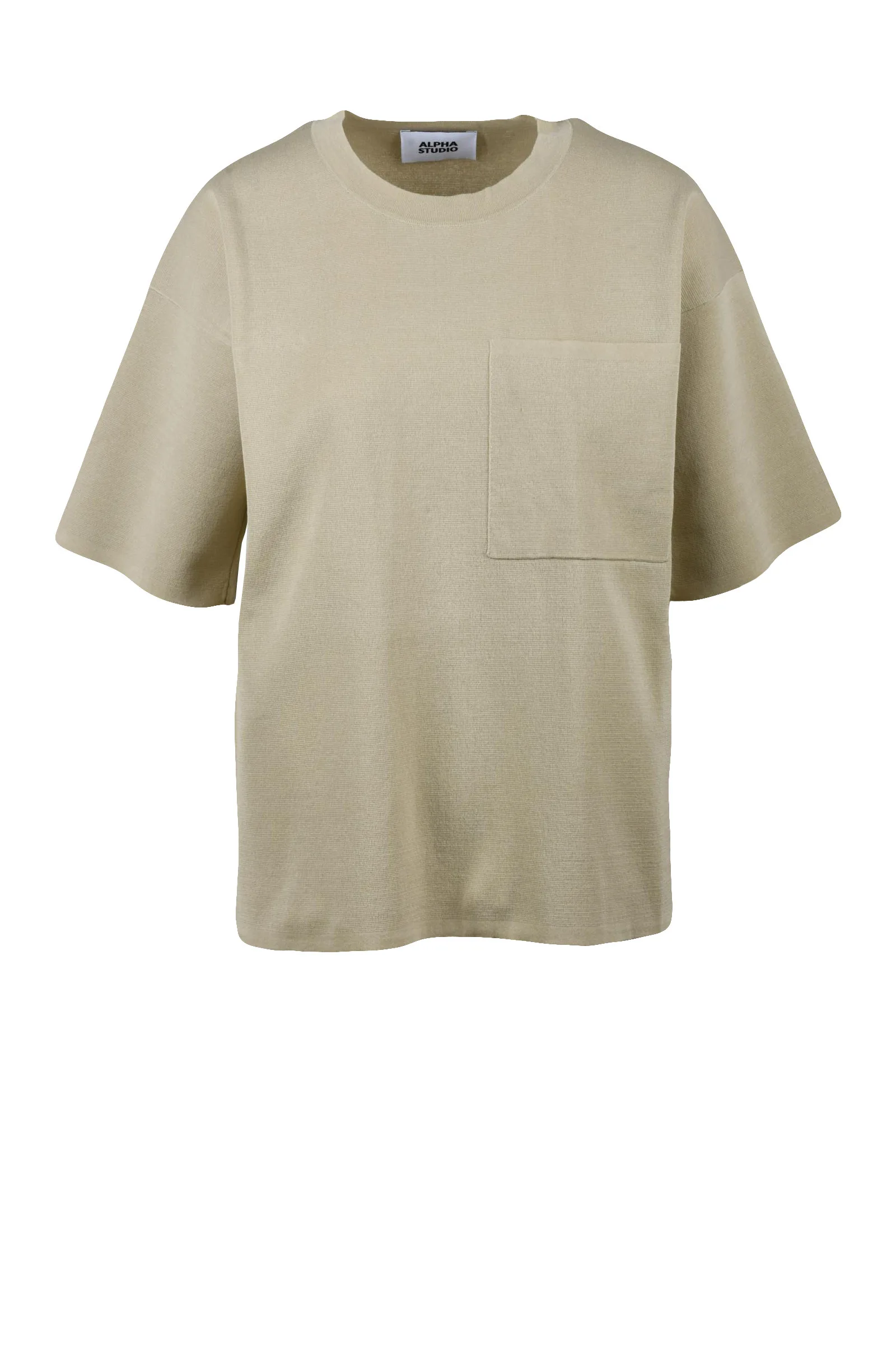 Maglia Girocollo Beige