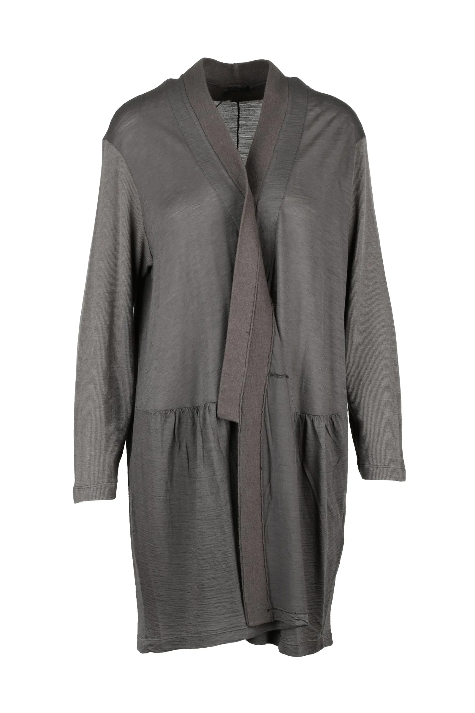 Cardigan Lungo Marrone