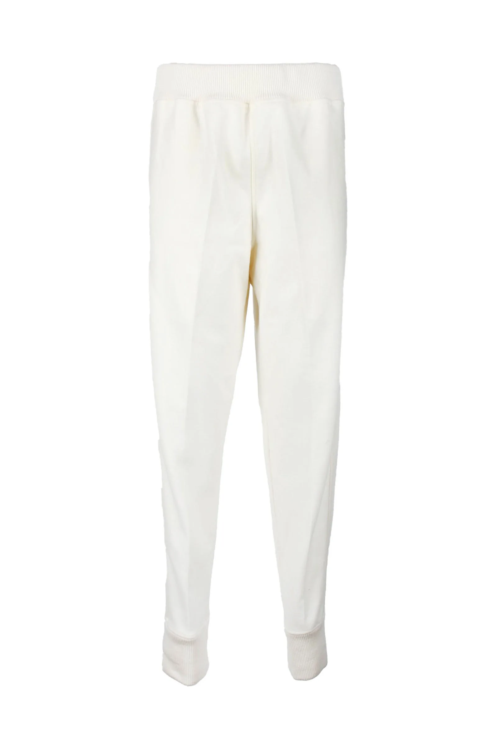 Pantalone Tuta in Panno Bianco