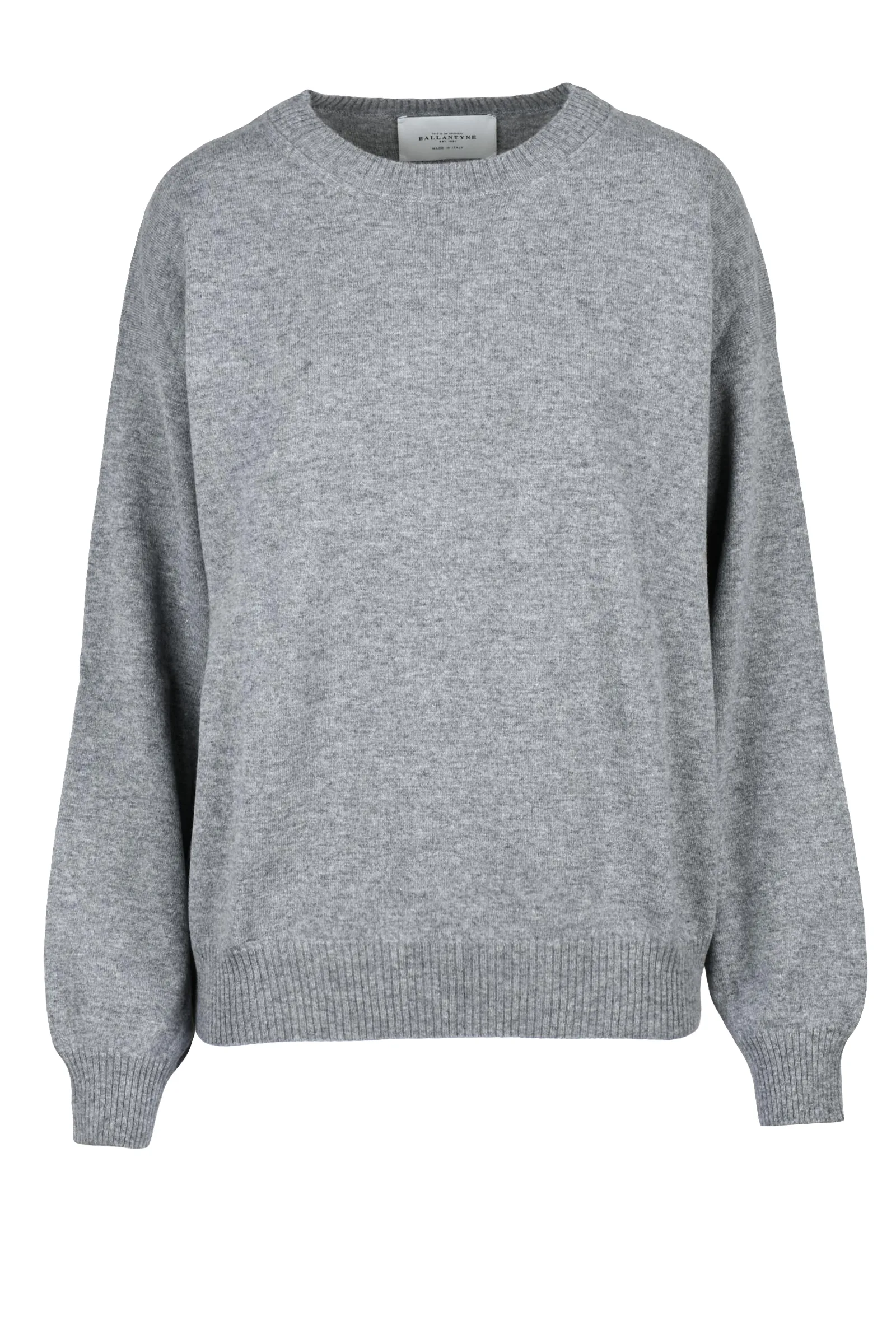 Maglia Pullover Girocollo Grigio