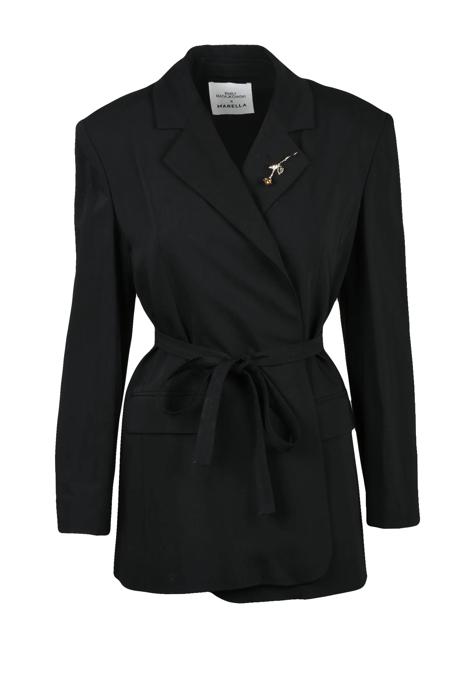 Cutout Blazer Destrutturato Nero