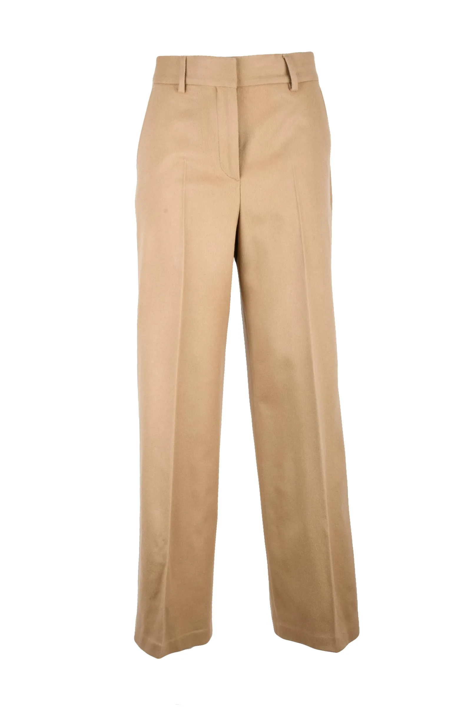 Pantalone Classico in Panno Marrone