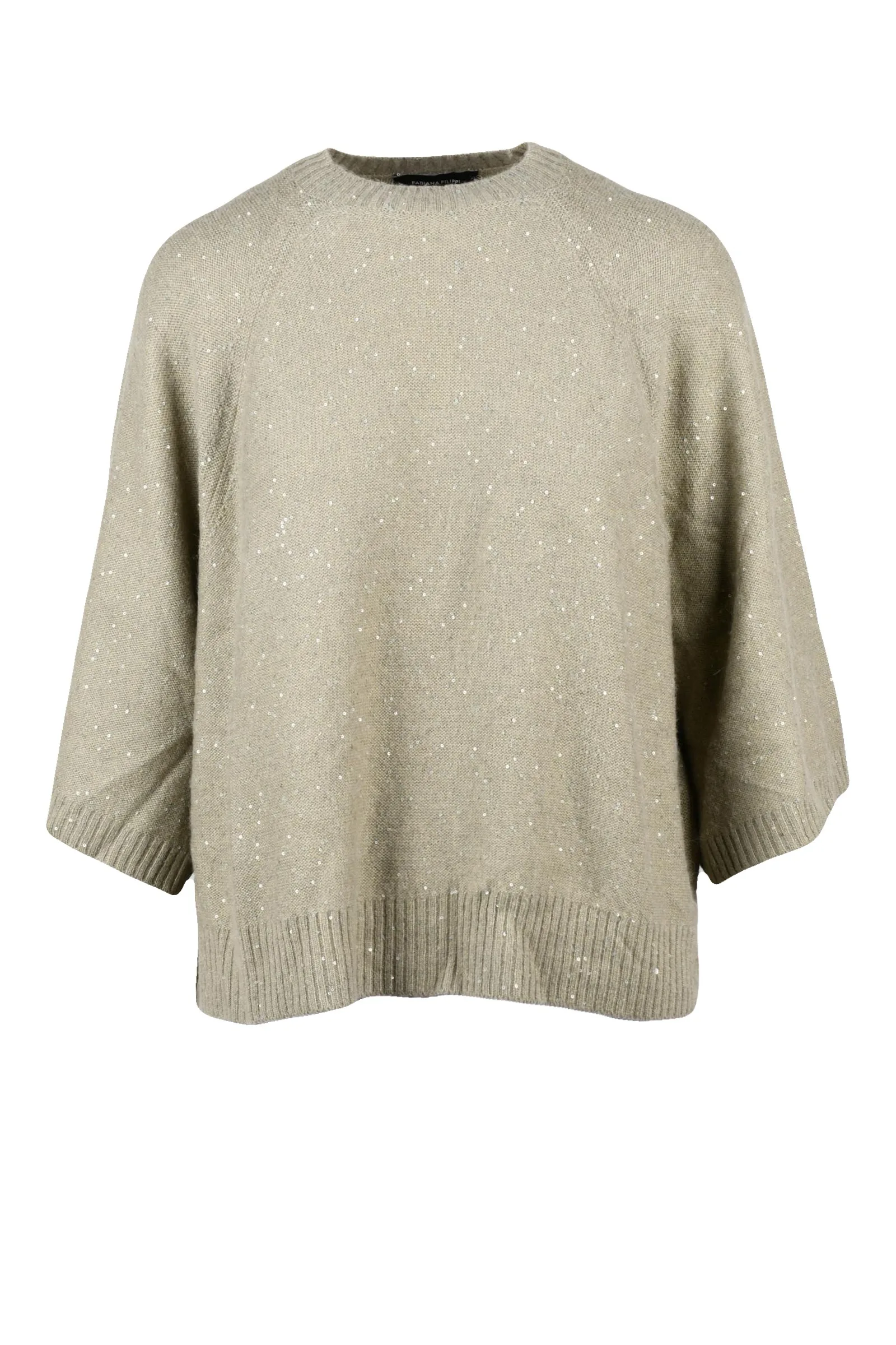 Pullover Girocollo Verde