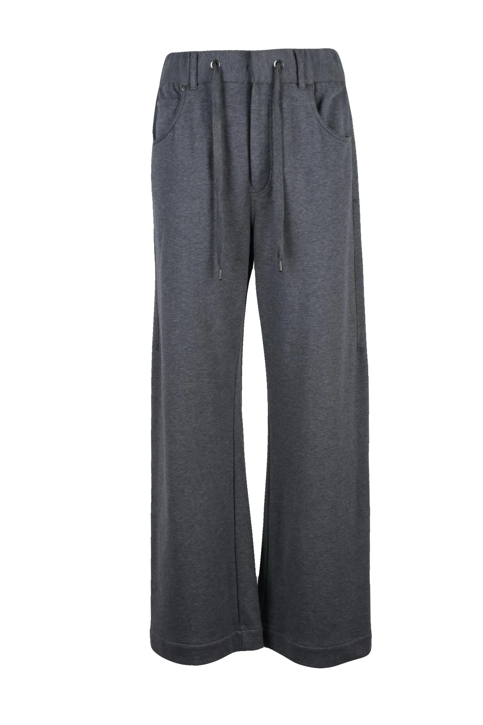 Pantaloni Tuta Larghi Grigio
