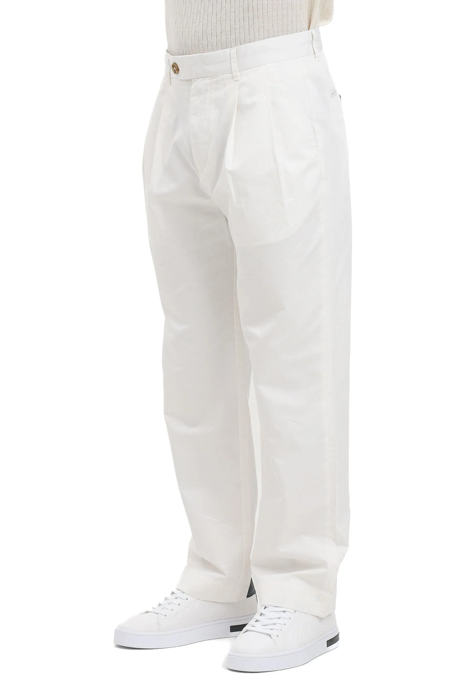 Pantalone Chino Bianco