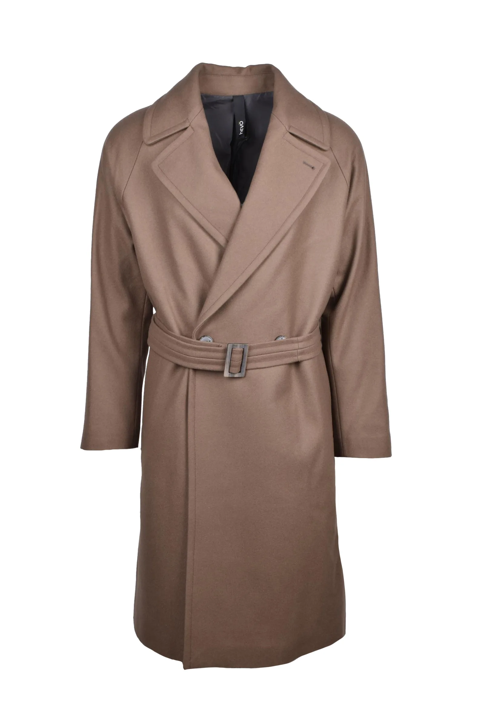 Cappotto Destrutturato Doppiopetto Marrone