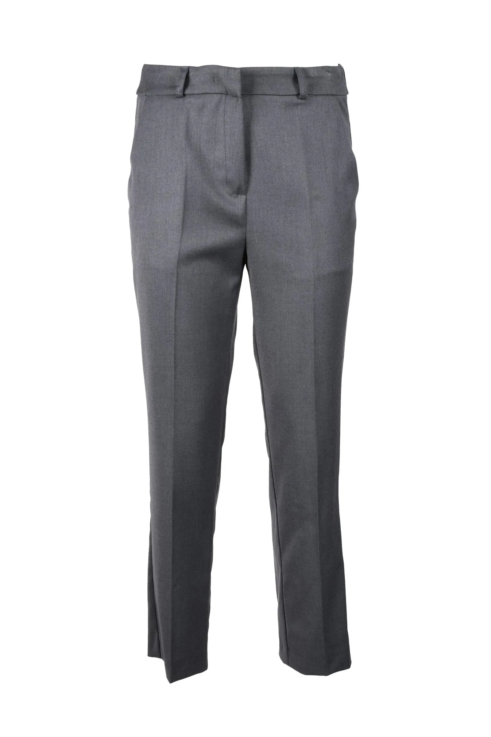 Etichetta Nera Pantalone Palazzo Grigio