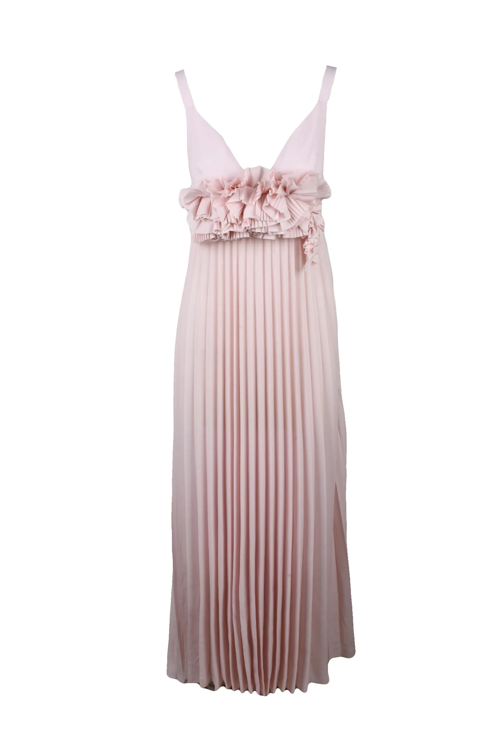 Abito Donna Plissettato Rosa