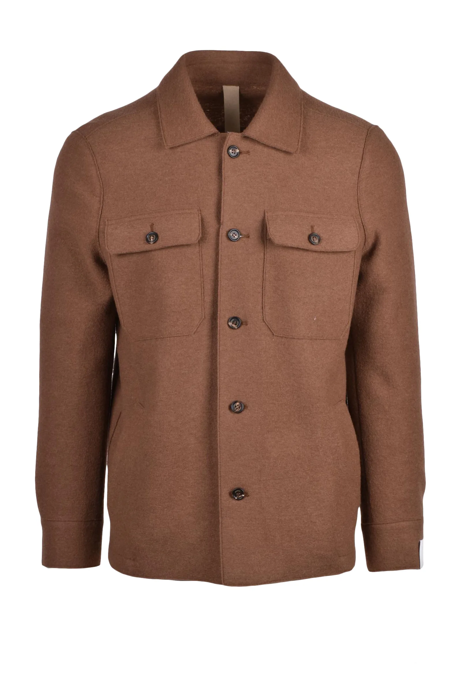Giacca Camicia Marrone