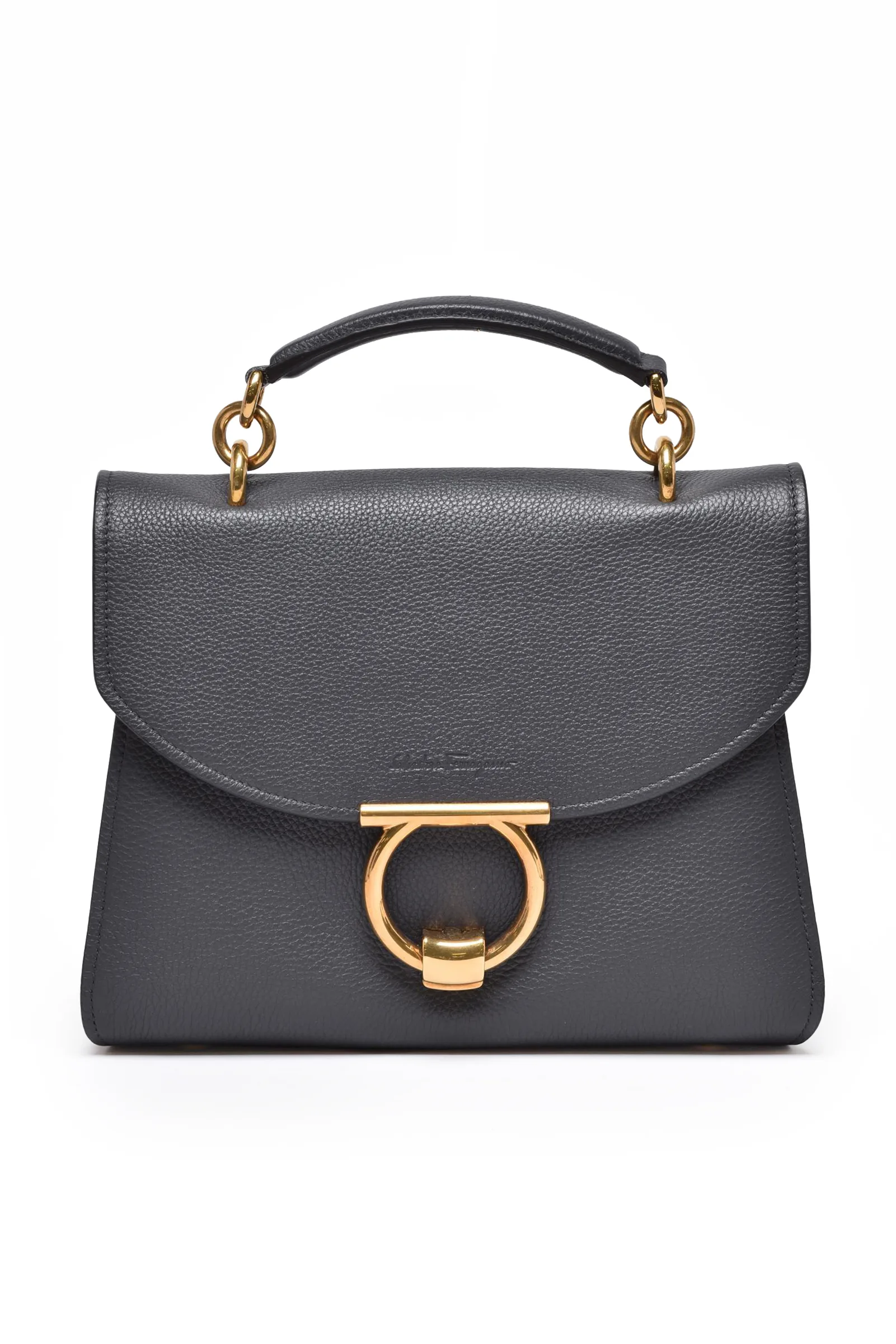 Gray shoulder strap