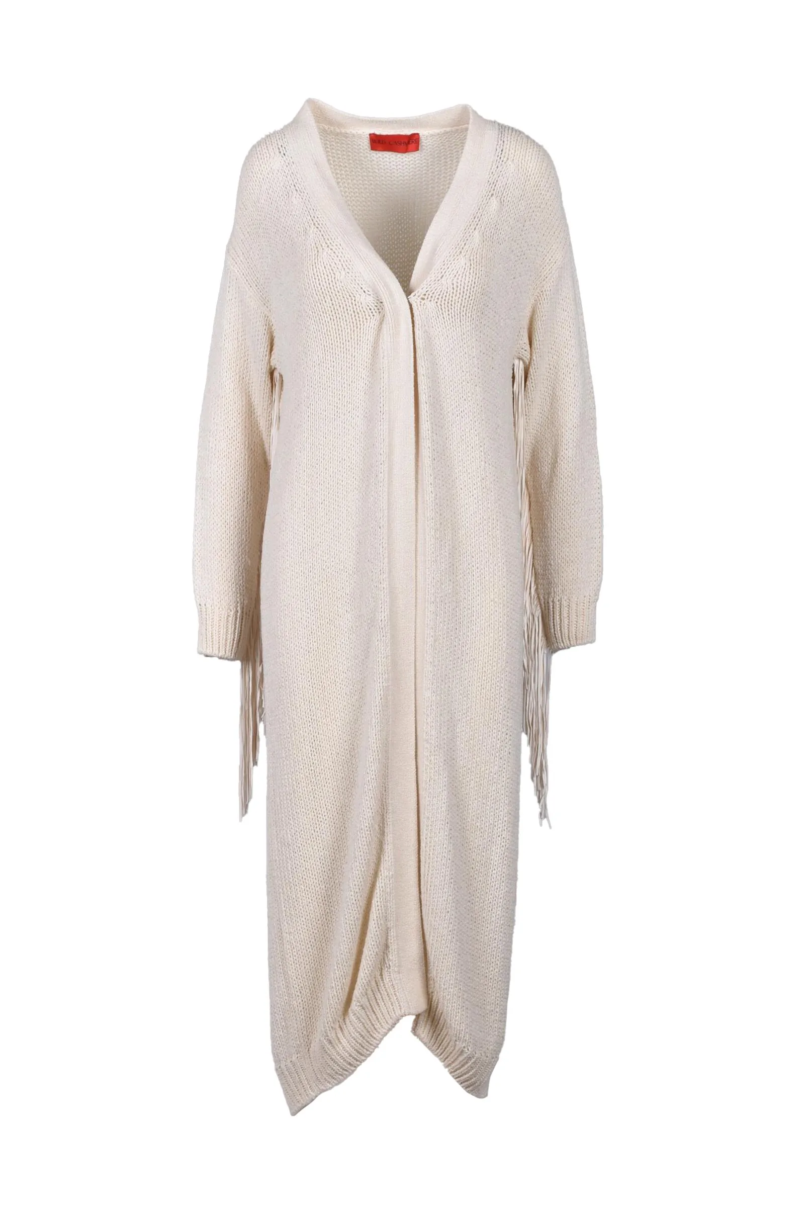 Cardigan Lungo Bianco