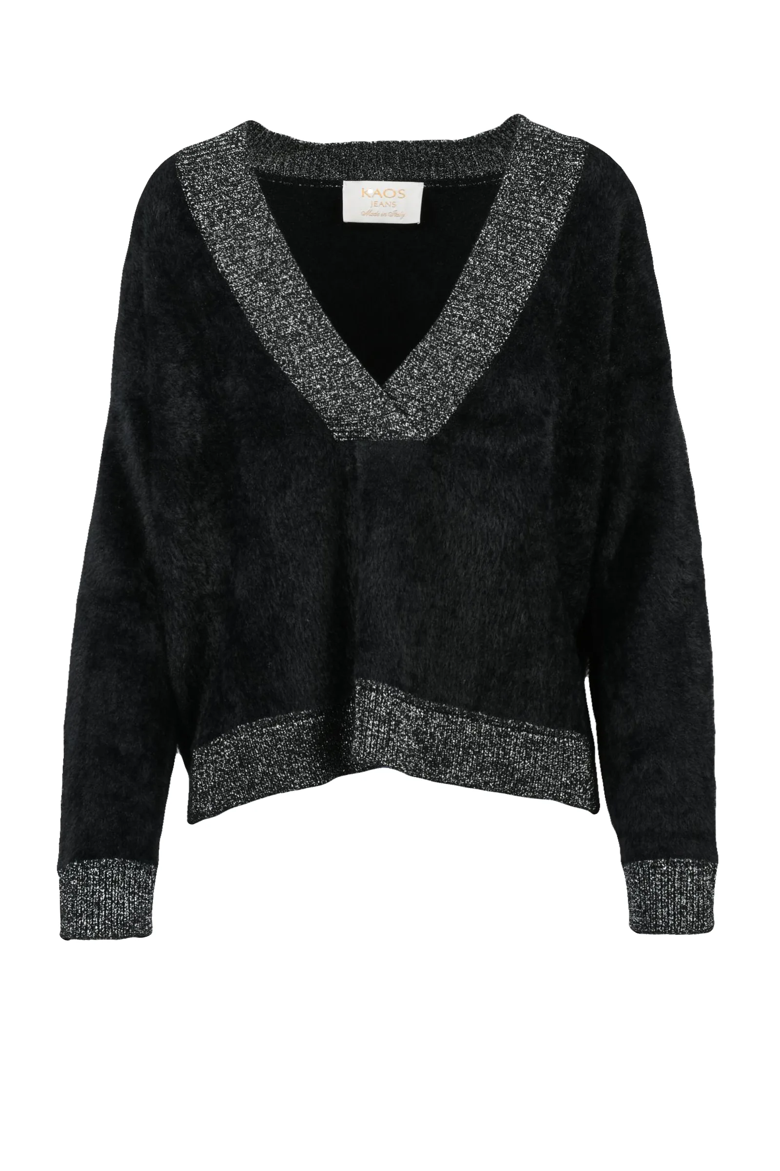 Maglia a V Nero